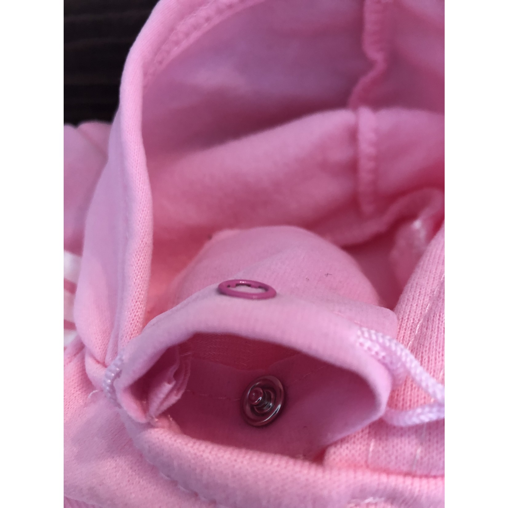 the dog face sweater integrated pocket-pink-FINAL SALE