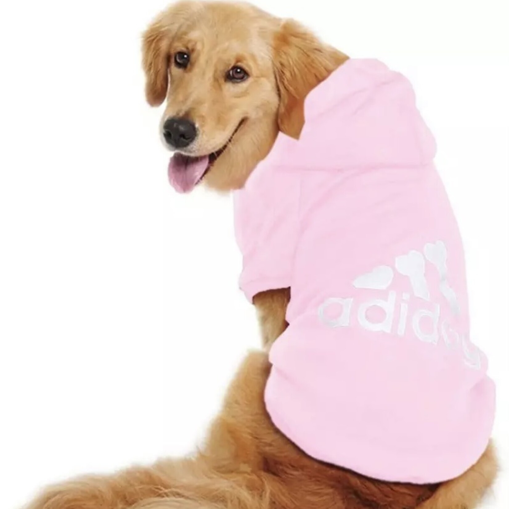 chandail the dog face pochette intégrée -rose-VENTE FINALE