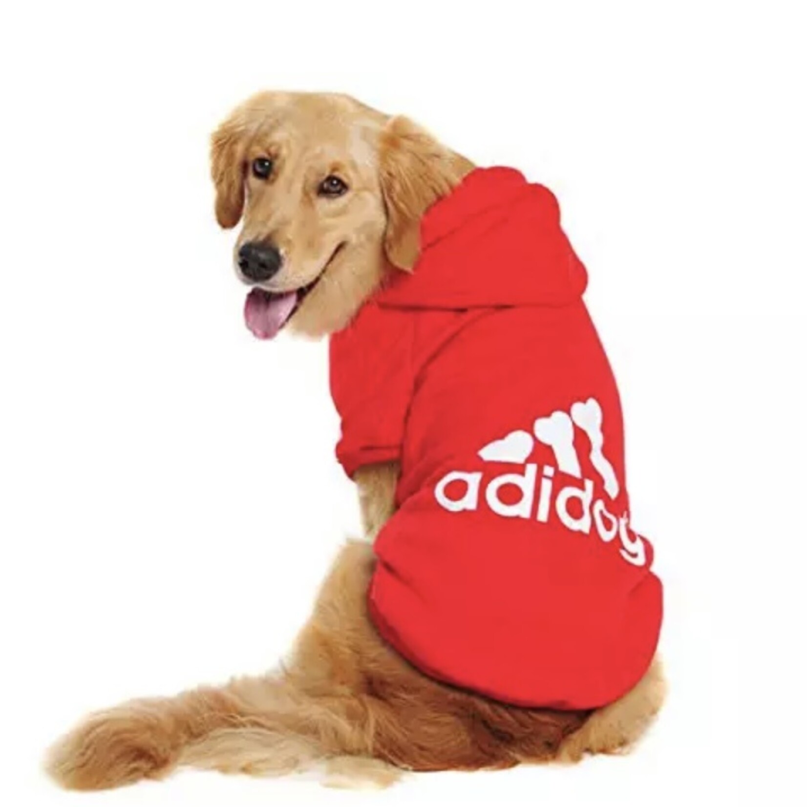 adidog sweater integrated pocket-red-FINAL SALE