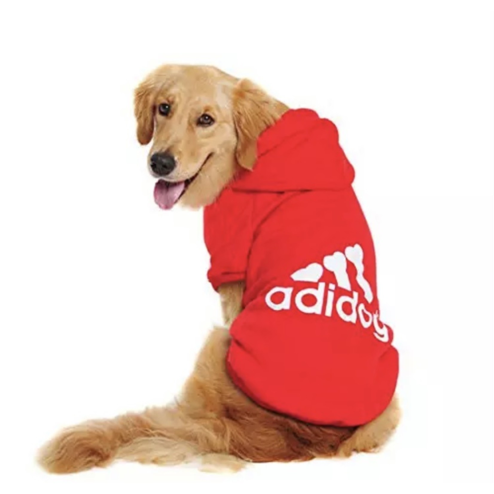 adidog sweater integrated pocket-red-FINAL SALE