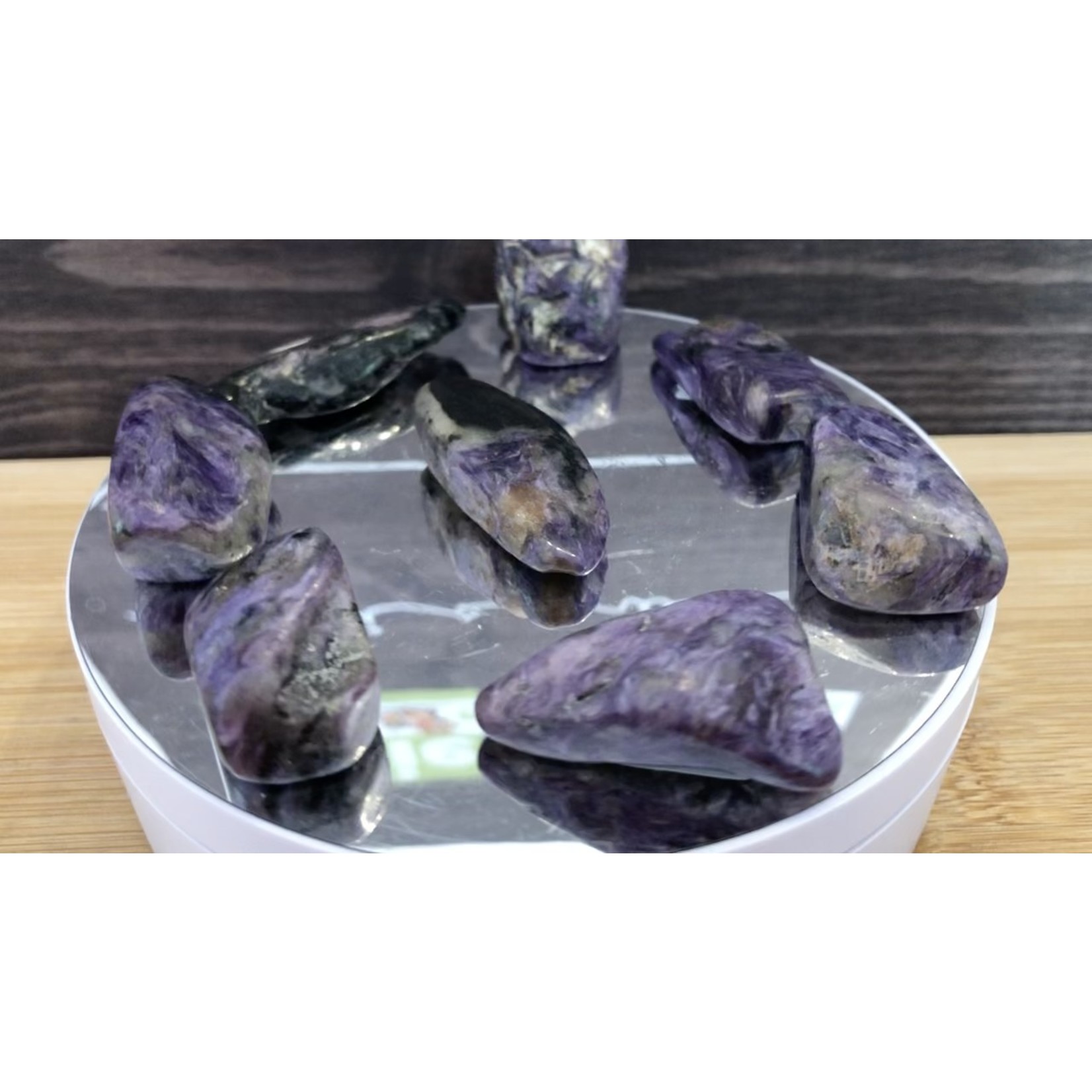 charoite tumbled stone