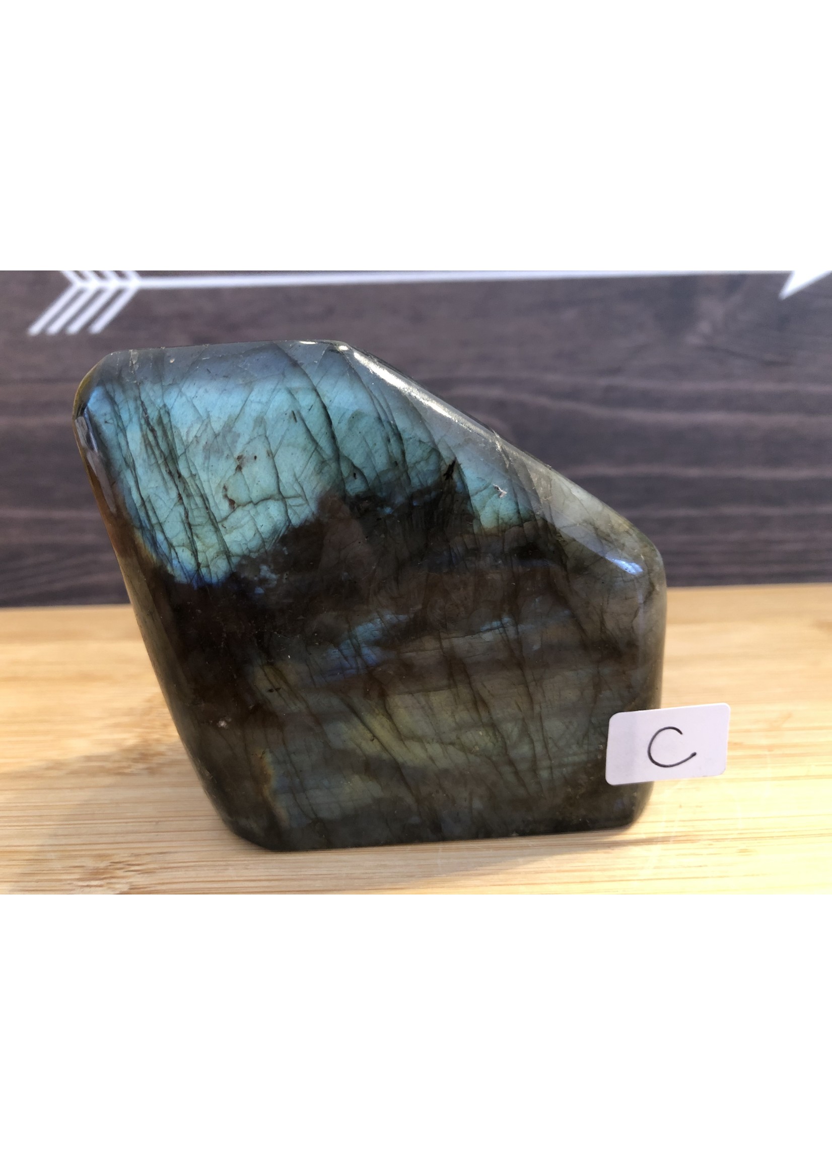 hexagonal labradorite freeform, natural labradorite, excellent for strengthening intuition-promoting psychic abilities