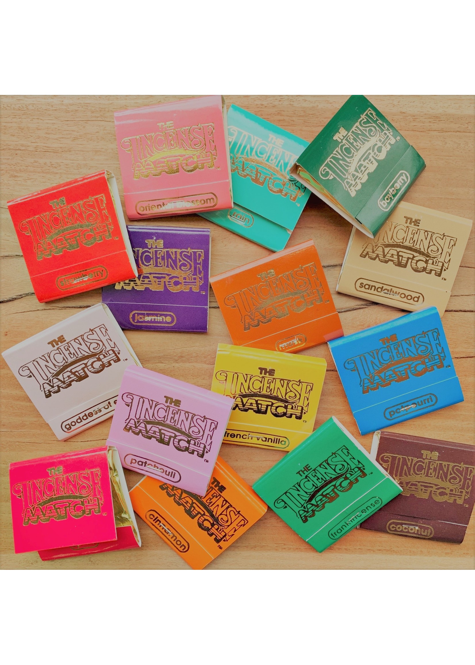 package incense matches, portable air freshener