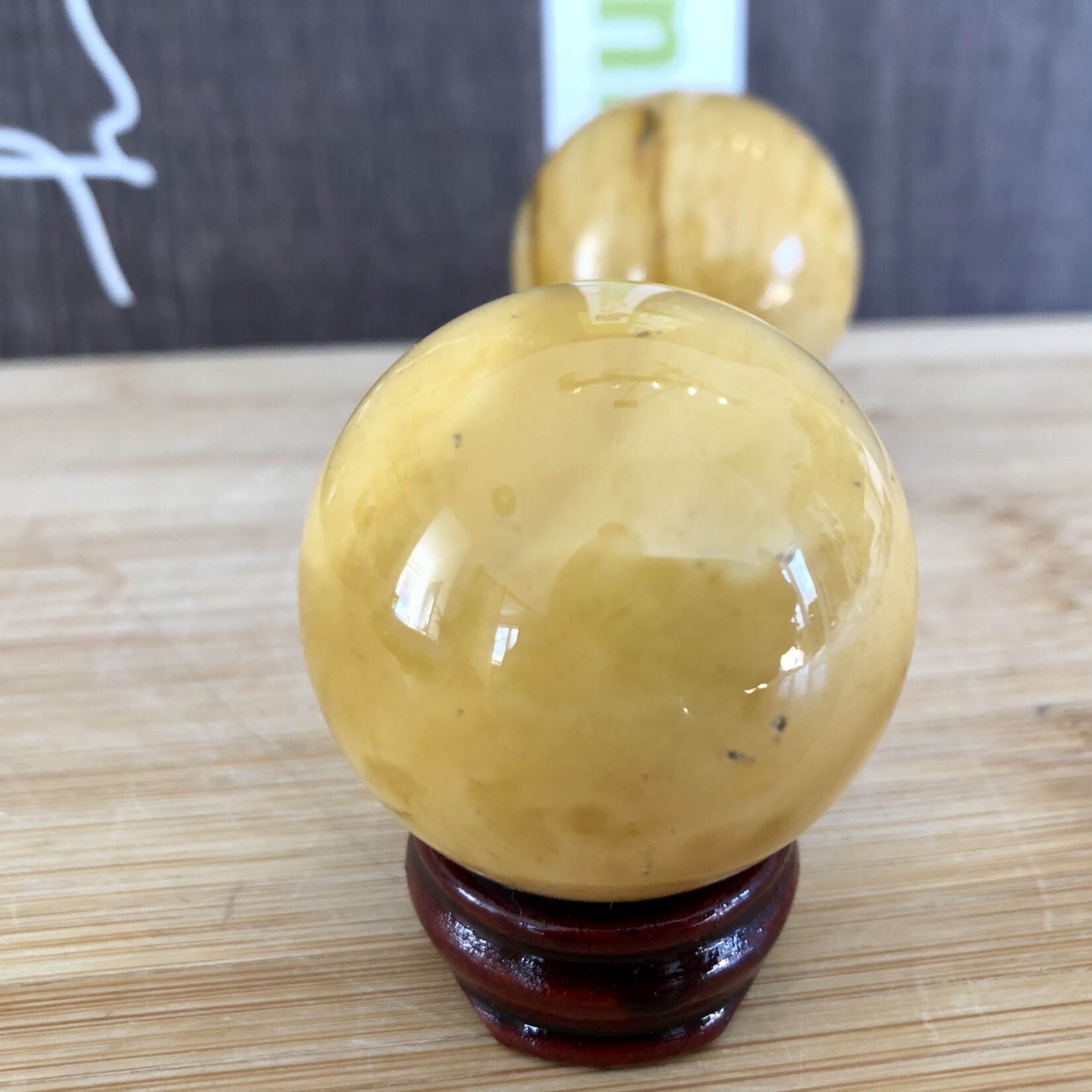 mokaite jaspe sphère petite, boule de cristal jaspe mokaïte, apporte calme et sérénité pour affronter les épreuves et les imprévus de la vie