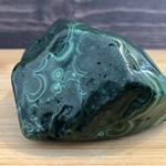 natural malachite freeform, removes toxins from the liver