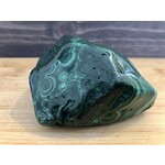 natural malachite freeform, removes toxins from the liver