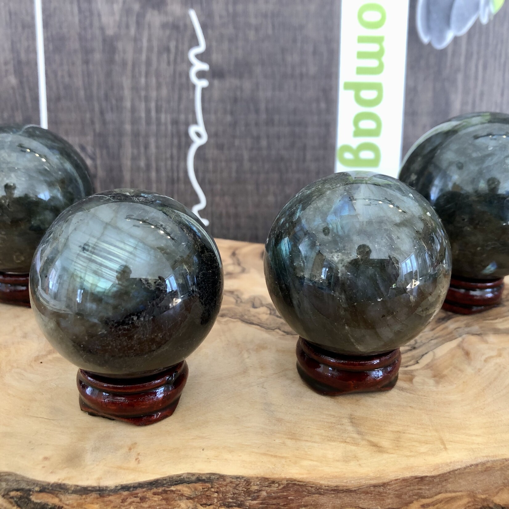 Captivating Labradorite Sphere - Aura-Protecting, Transformational Crystal, Banishes Fears and Insecurities