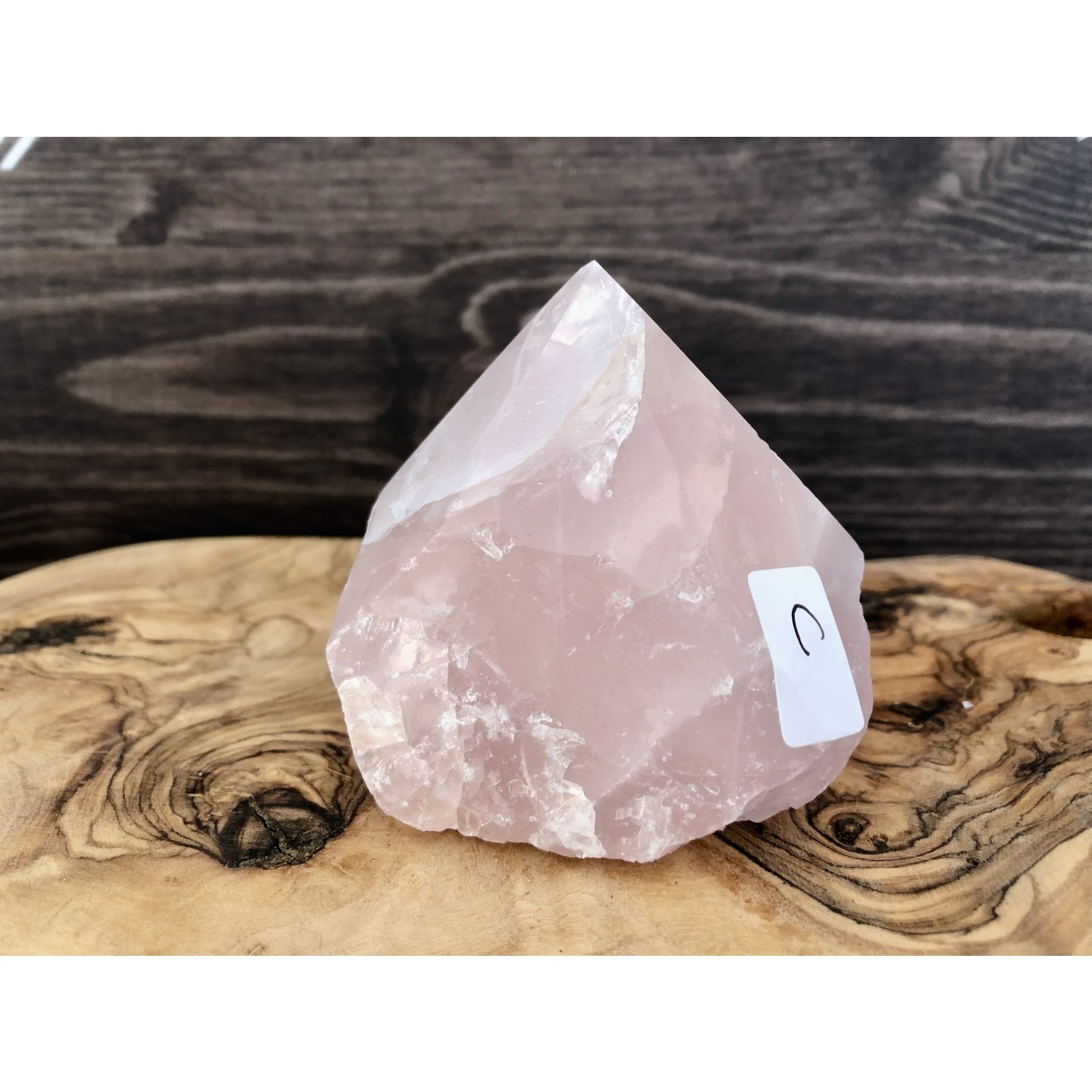 Tour de cristal de quartz rose, pointe de quartz rose, pointe de cristal de quartz rose, grandes pointes de quartz rose