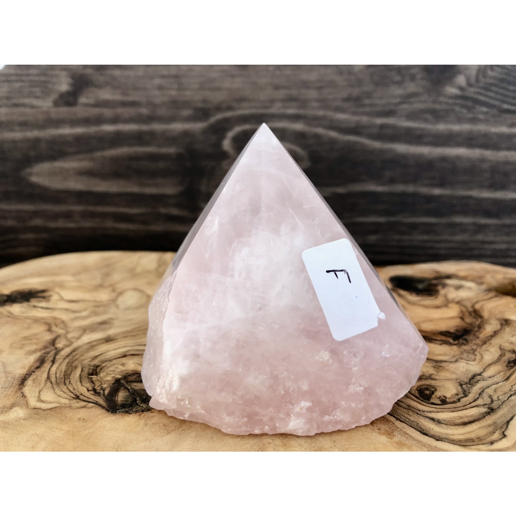 Tour de cristal de quartz rose, pointe de quartz rose, pointe de cristal de quartz rose, grandes pointes de quartz rose