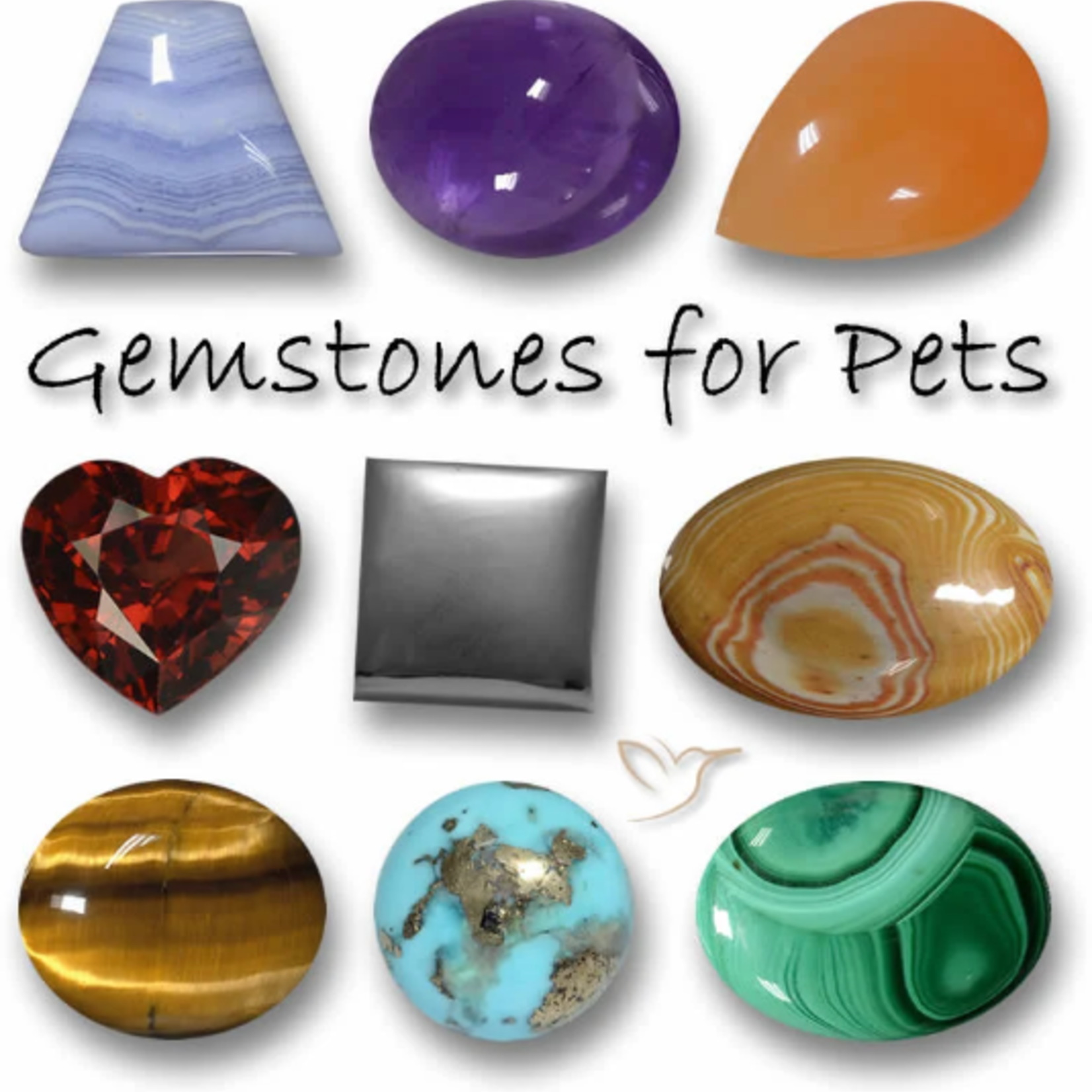 mystery box set quality stones for dogs , surprise box with quality stones and crystals, the perfect daily tool for your pet