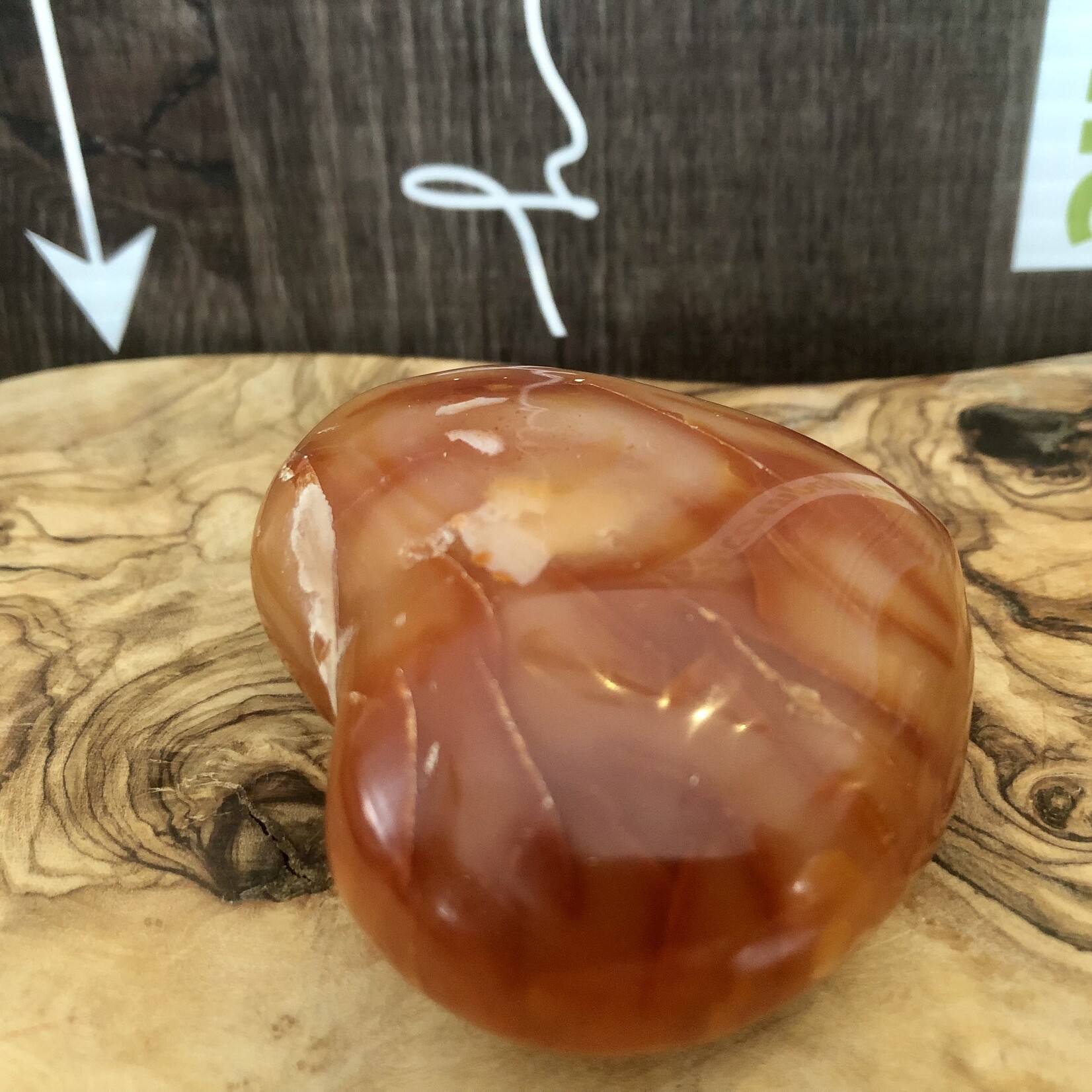 large carnelian heart, is synonymous with confidence,  initiative and openness