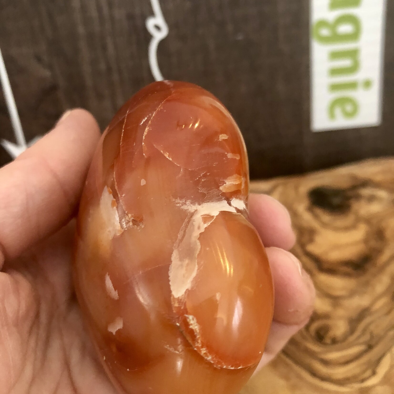 large carnelian heart, is synonymous with confidence,  initiative and openness