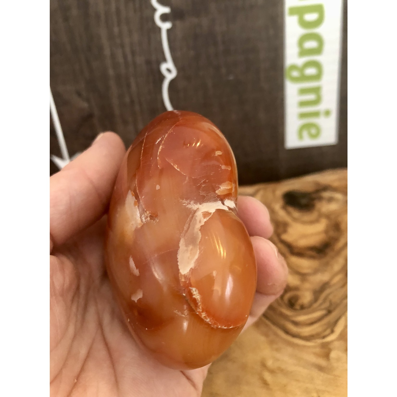 large carnelian heart, is synonymous with confidence,  initiative and openness