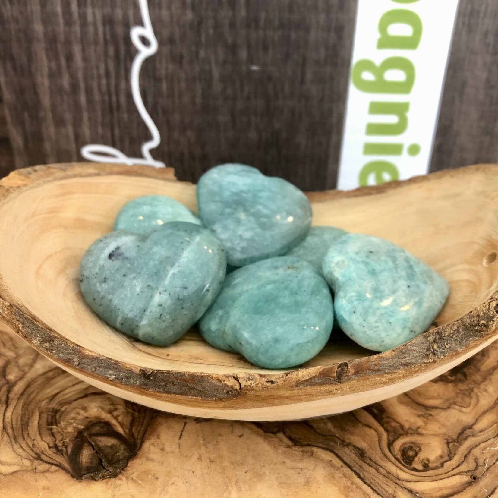 adorable amazonite heart, perfect for rekindling happiness, works wonderfully with the heart chakra as well as the throat chakra