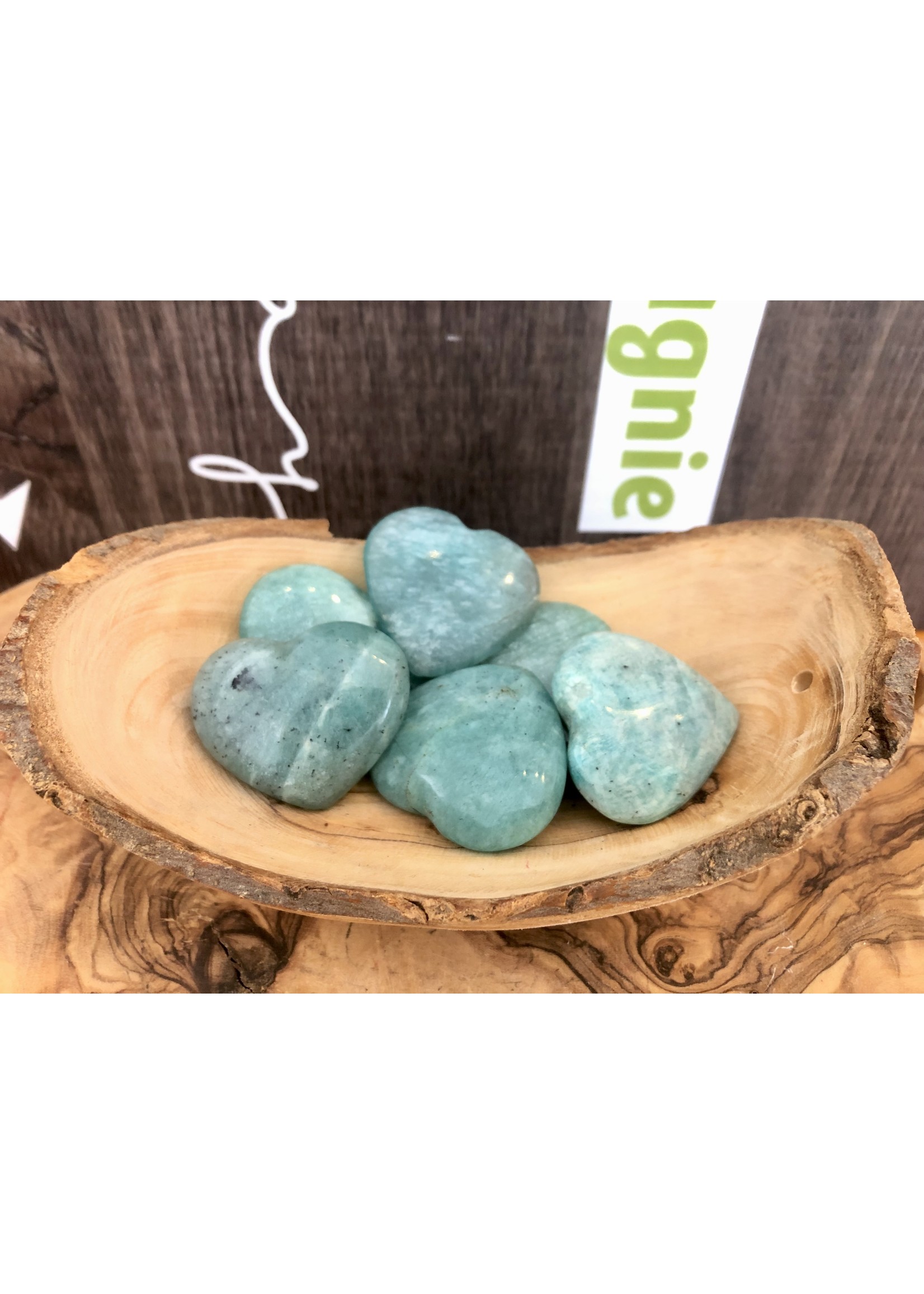 adorable amazonite heart, perfect for rekindling happiness, works wonderfully with the heart chakra as well as the throat chakra