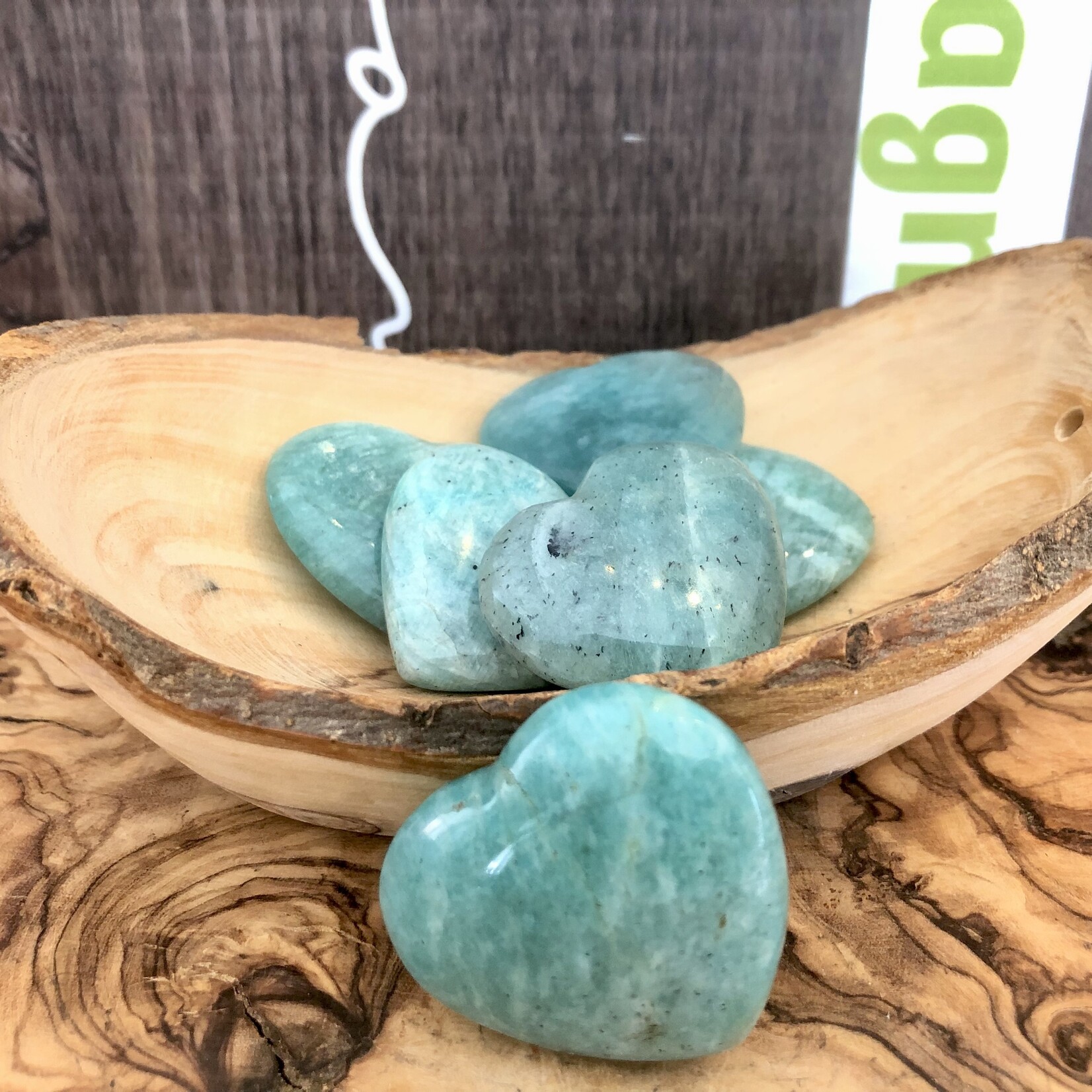 adorable amazonite heart, perfect for rekindling happiness, works wonderfully with the heart chakra as well as the throat chakra