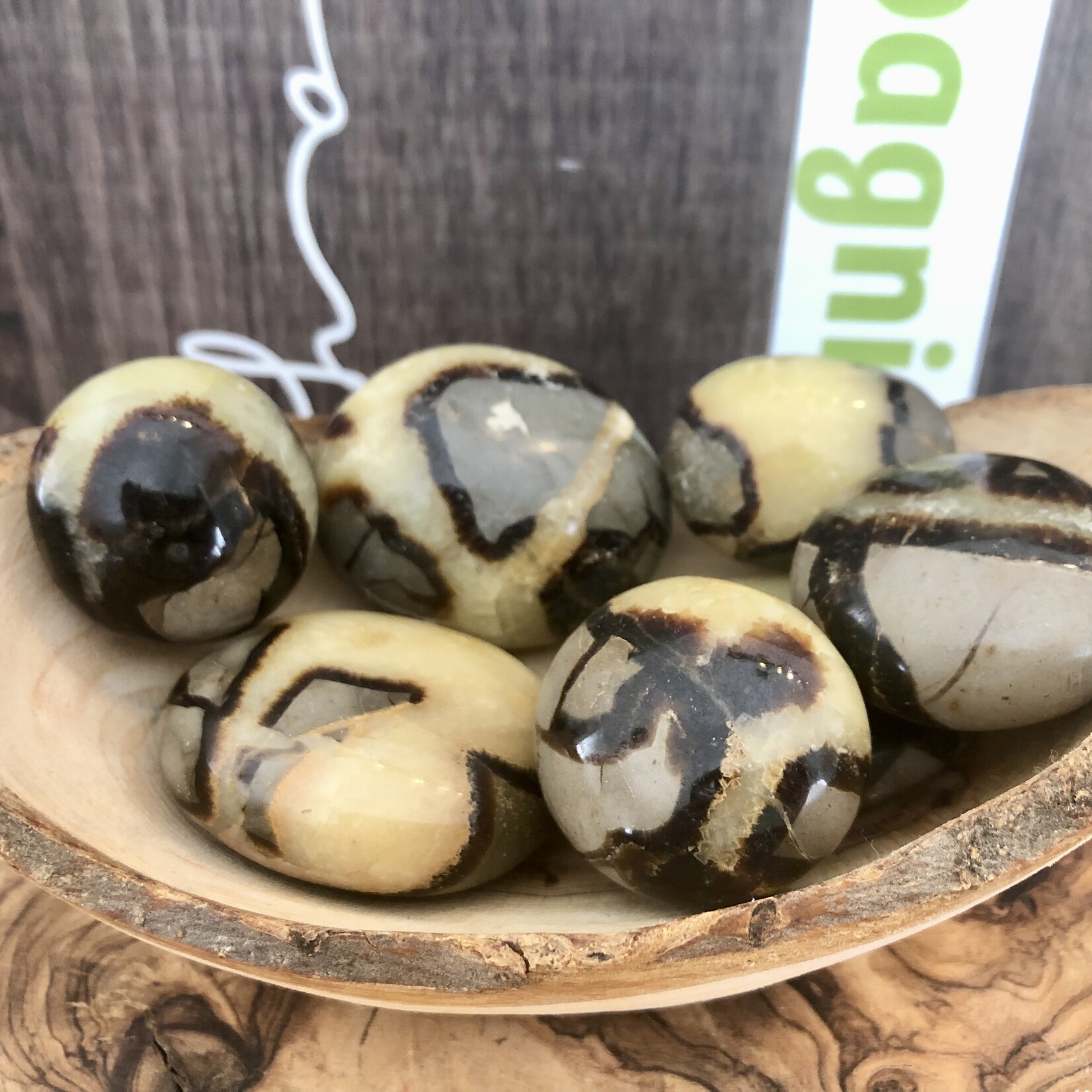 choice of septarian tumbled stone, repairs faults and energy blockages, recommended for people who have suffered an emotional shock