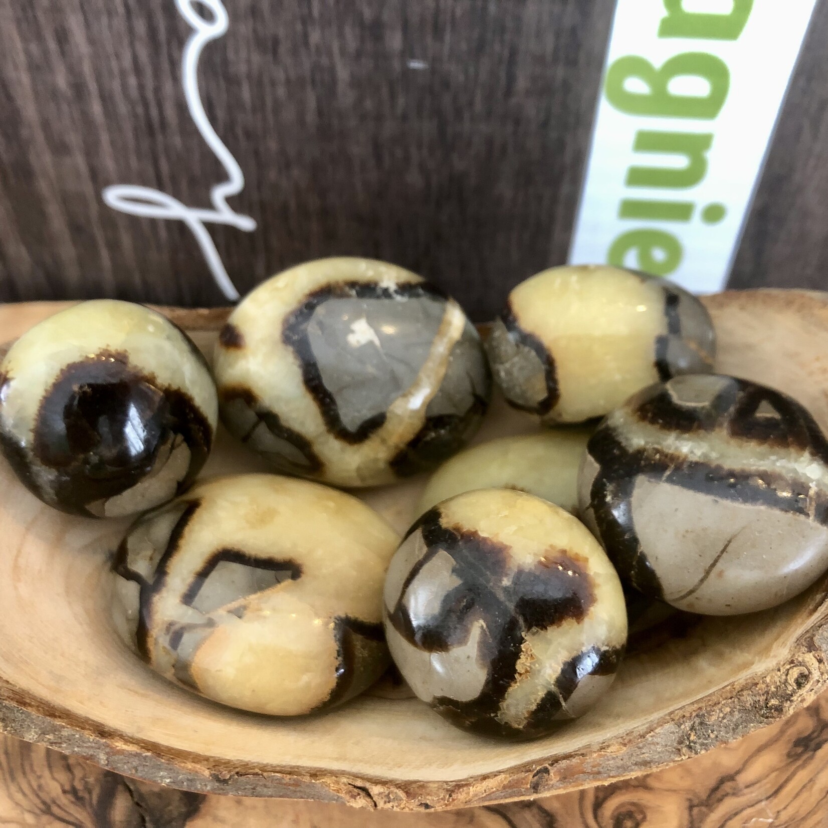 septarian tumbled stone, repairs faults and energy blockages, recommended for people who have suffered an emotional shock