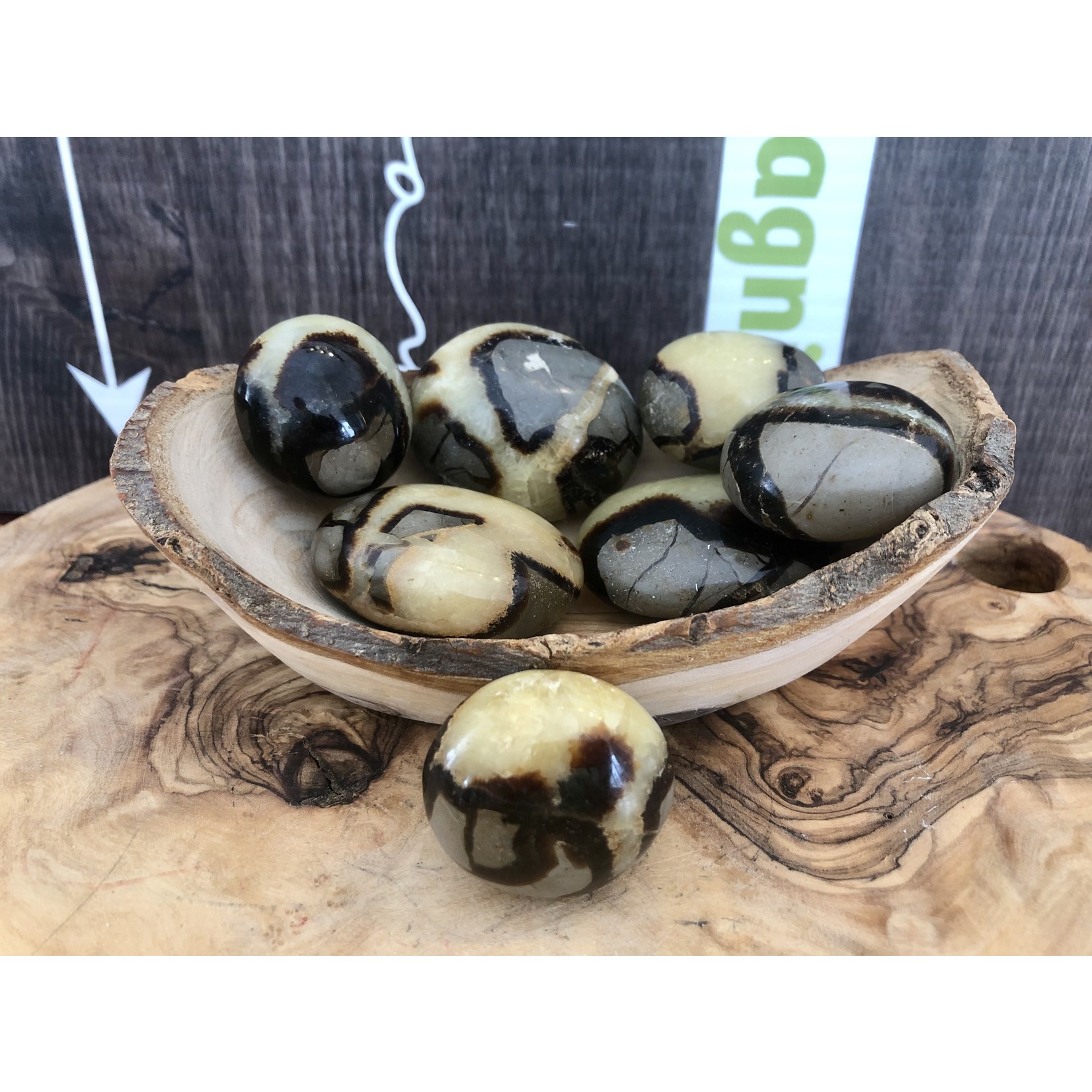 choice of septarian tumbled stone, repairs faults and energy blockages, recommended for people who have suffered an emotional shock