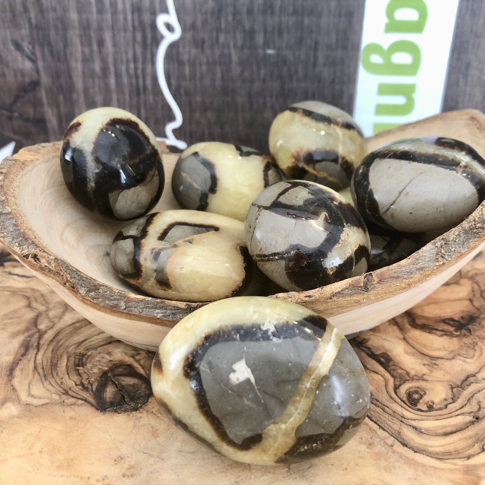 choice of septarian tumbled stone, repairs faults and energy blockages, recommended for people who have suffered an emotional shock