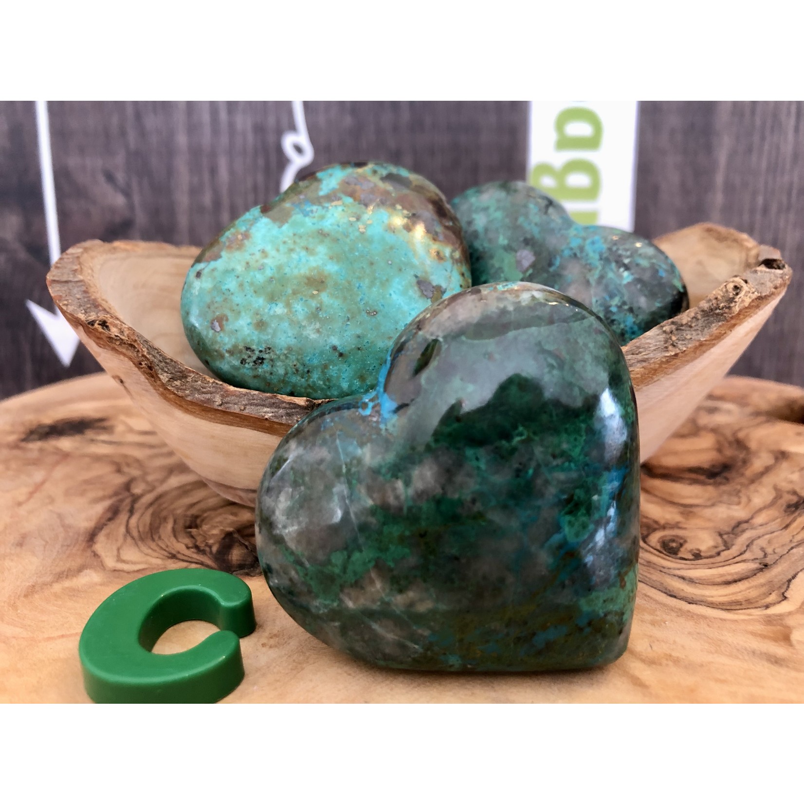 Chrysocolla Puffy Heart - Restore Confidence, Joy & Fearless Embrace