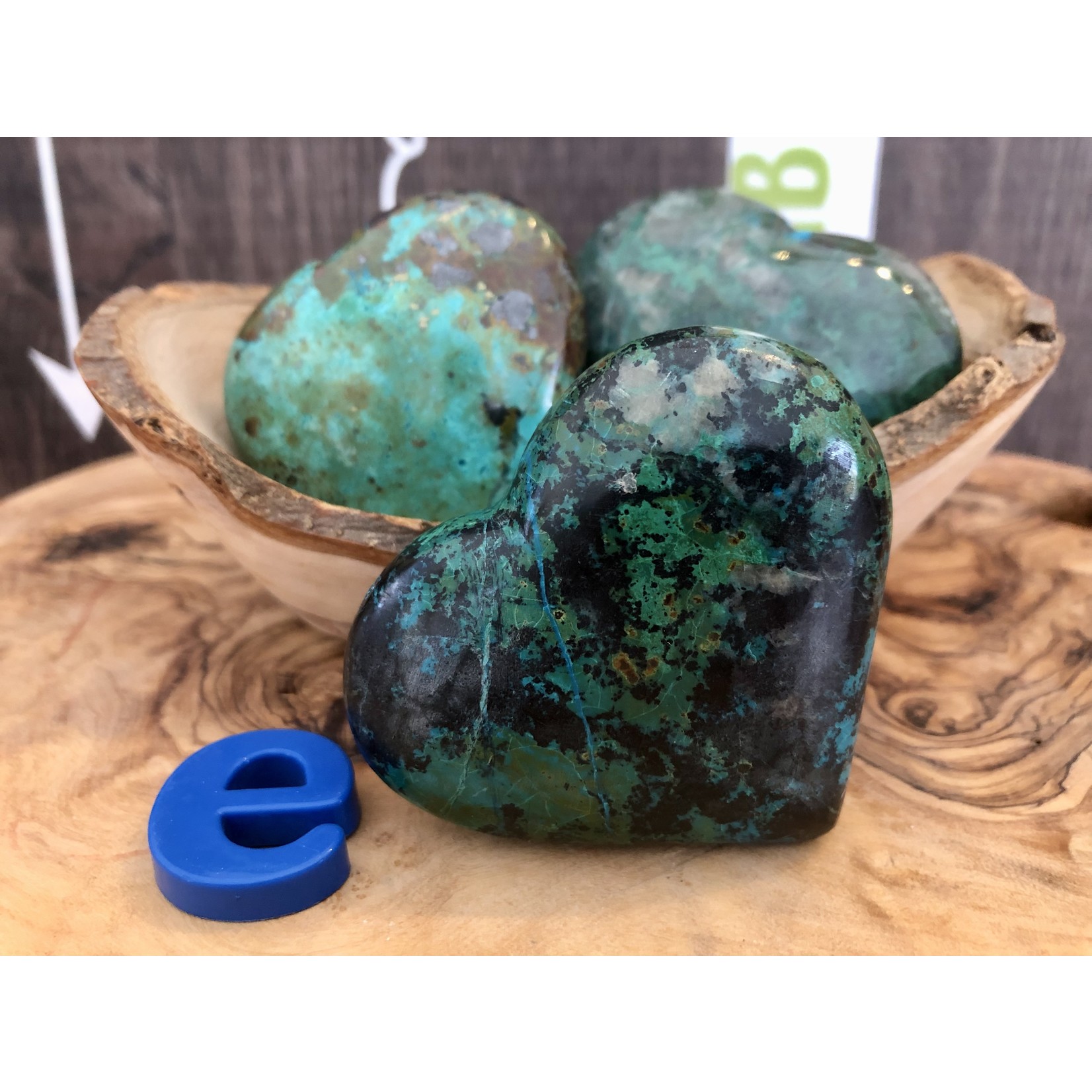 Chrysocolla Puffy Heart - Restore Confidence, Joy & Fearless Embrace