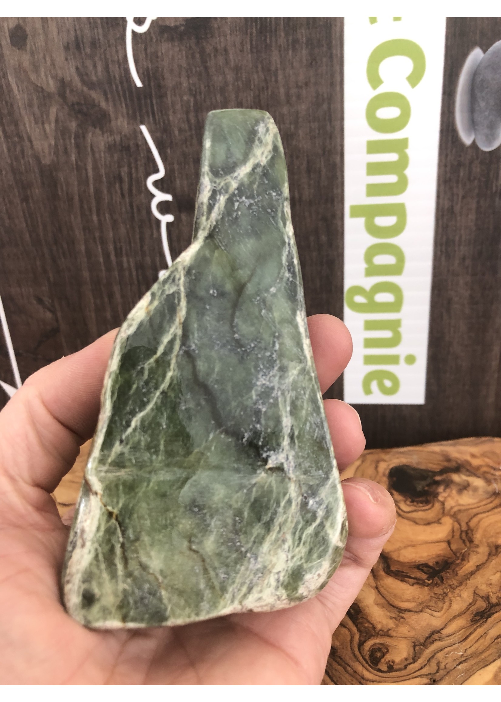 large funky jade free form, quintessential stone of longevity