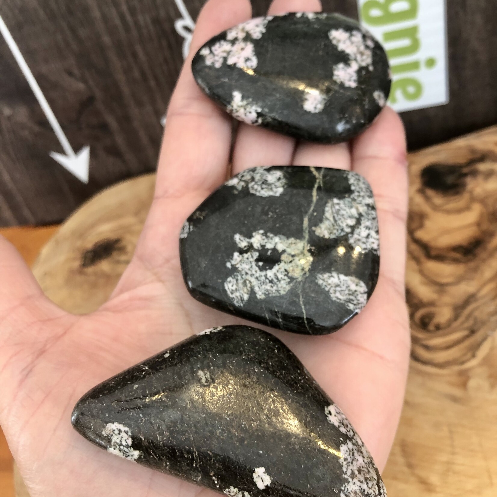 large galet obsidienne flocon de neige, obsidienne mouchetée, obsidienne étoilée, puissante idéal pour personnes fragiles