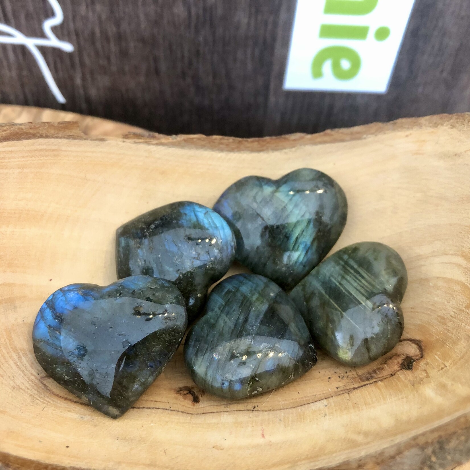 cute labradorite heart, is a useful companion through change, giving strength and perseverance