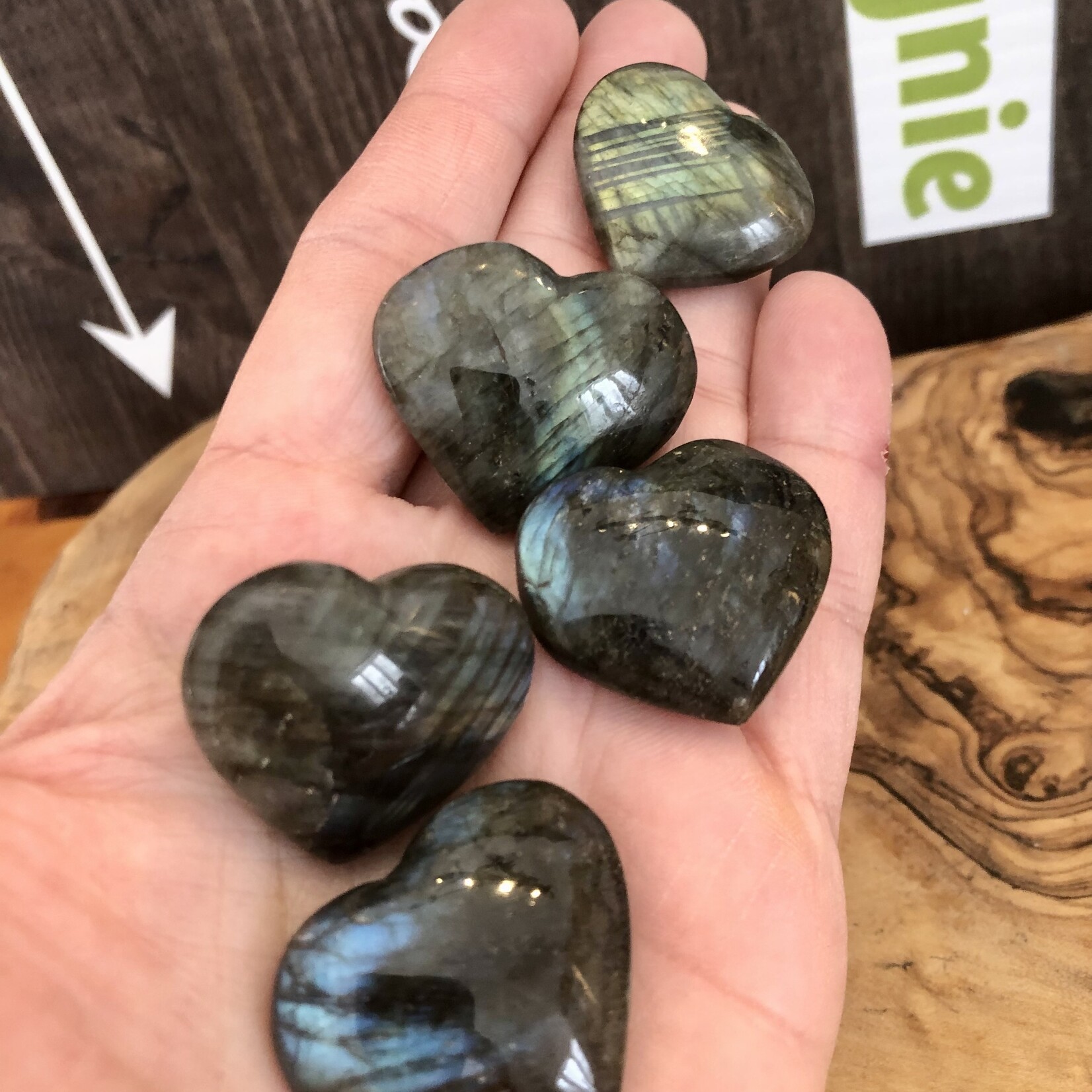 cute labradorite heart, is a useful companion through change, giving strength and perseverance