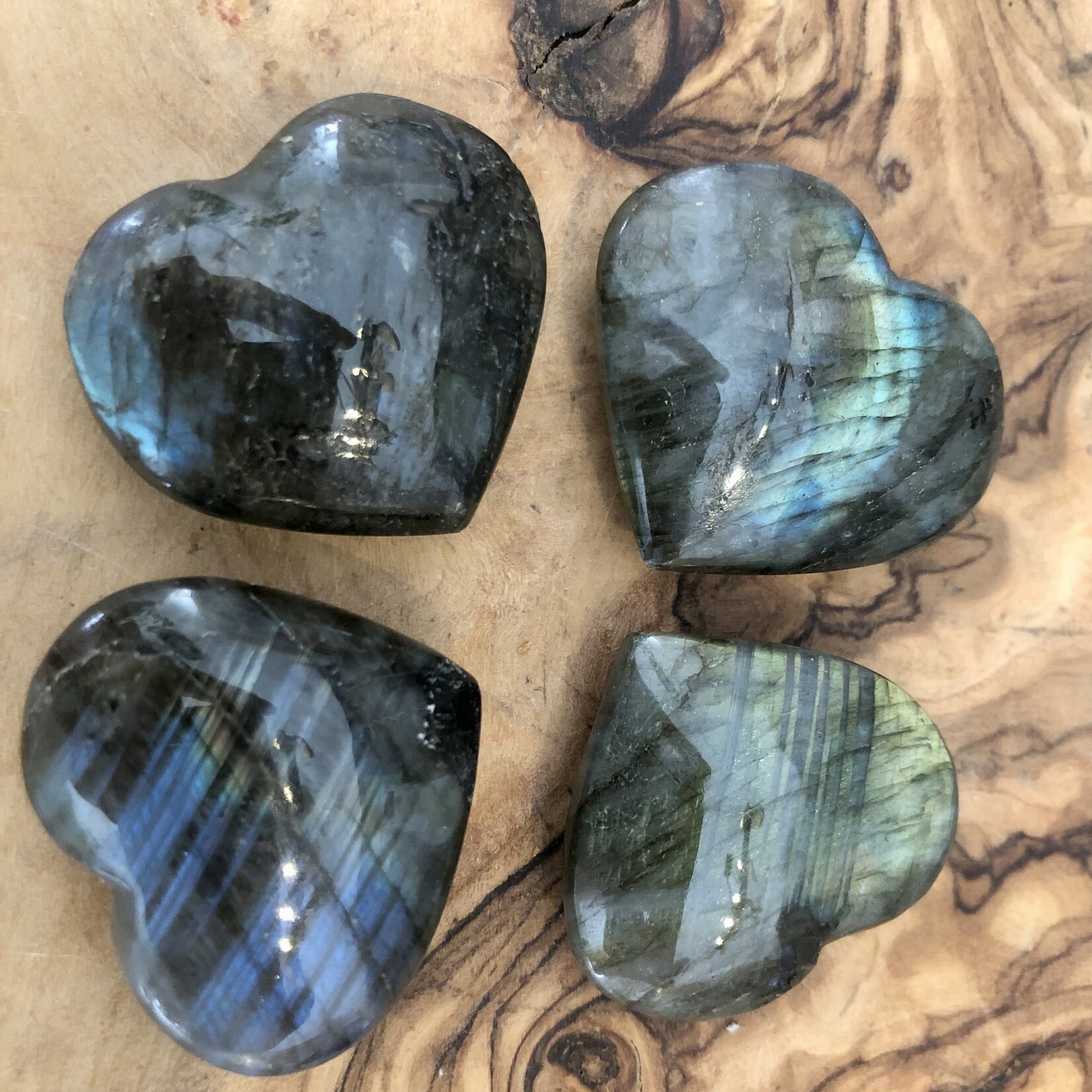 cute labradorite heart, is a useful companion through change, giving strength and perseverance