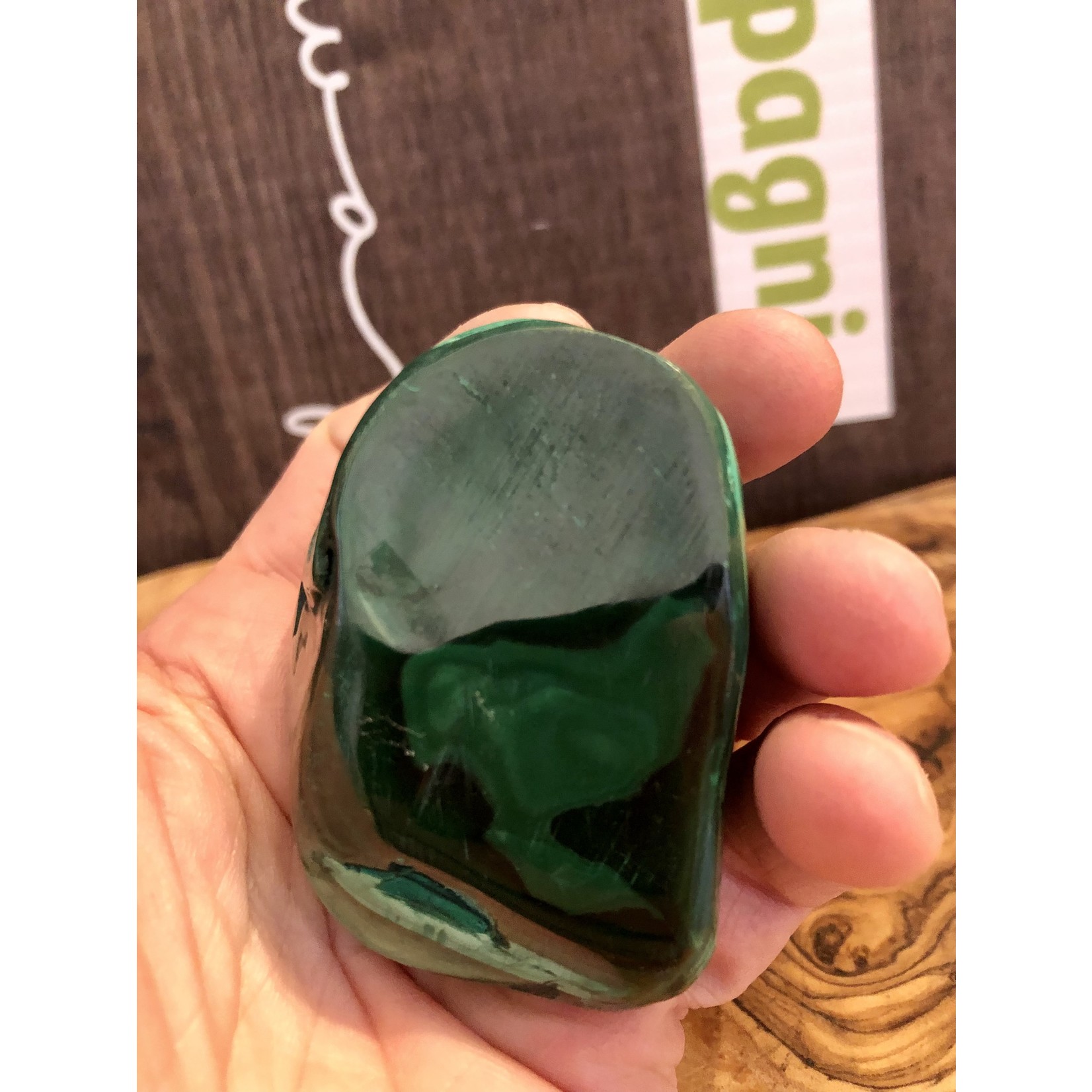 energizing malachite free form, it improves self-confidence