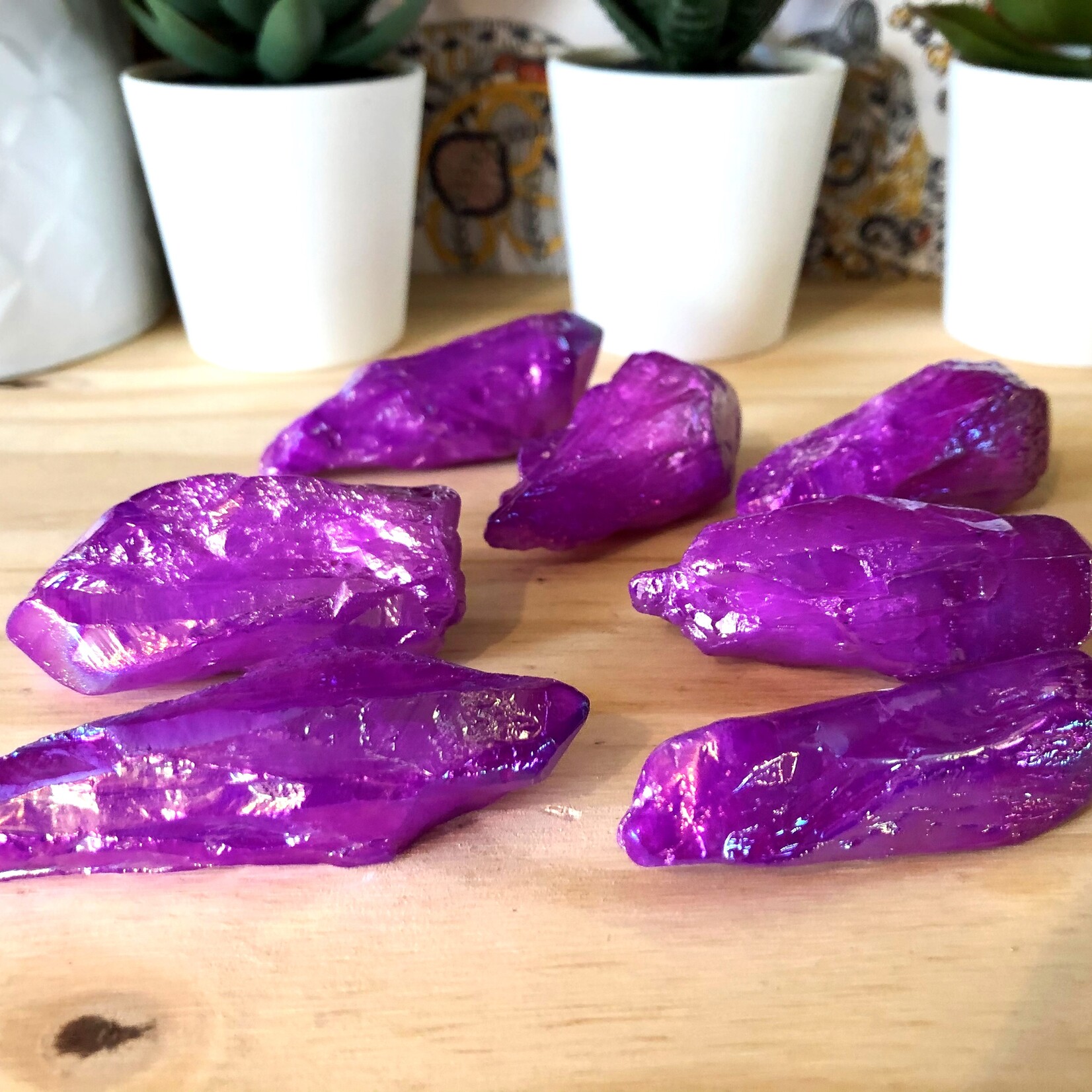purple aura quartz