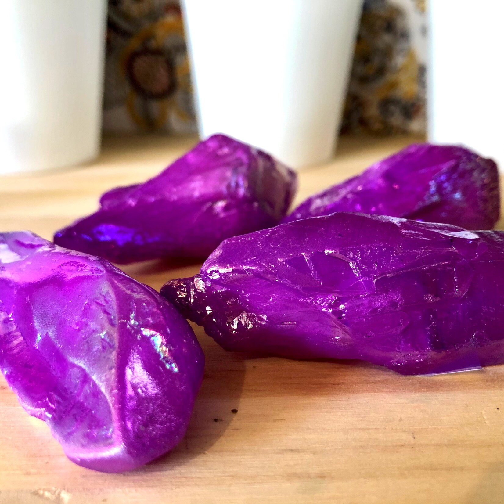 purple aura quartz