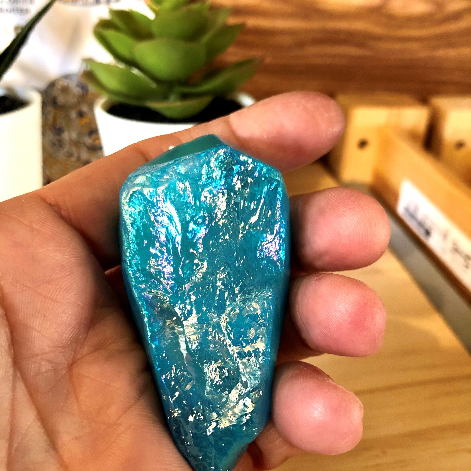aqua aura quartz