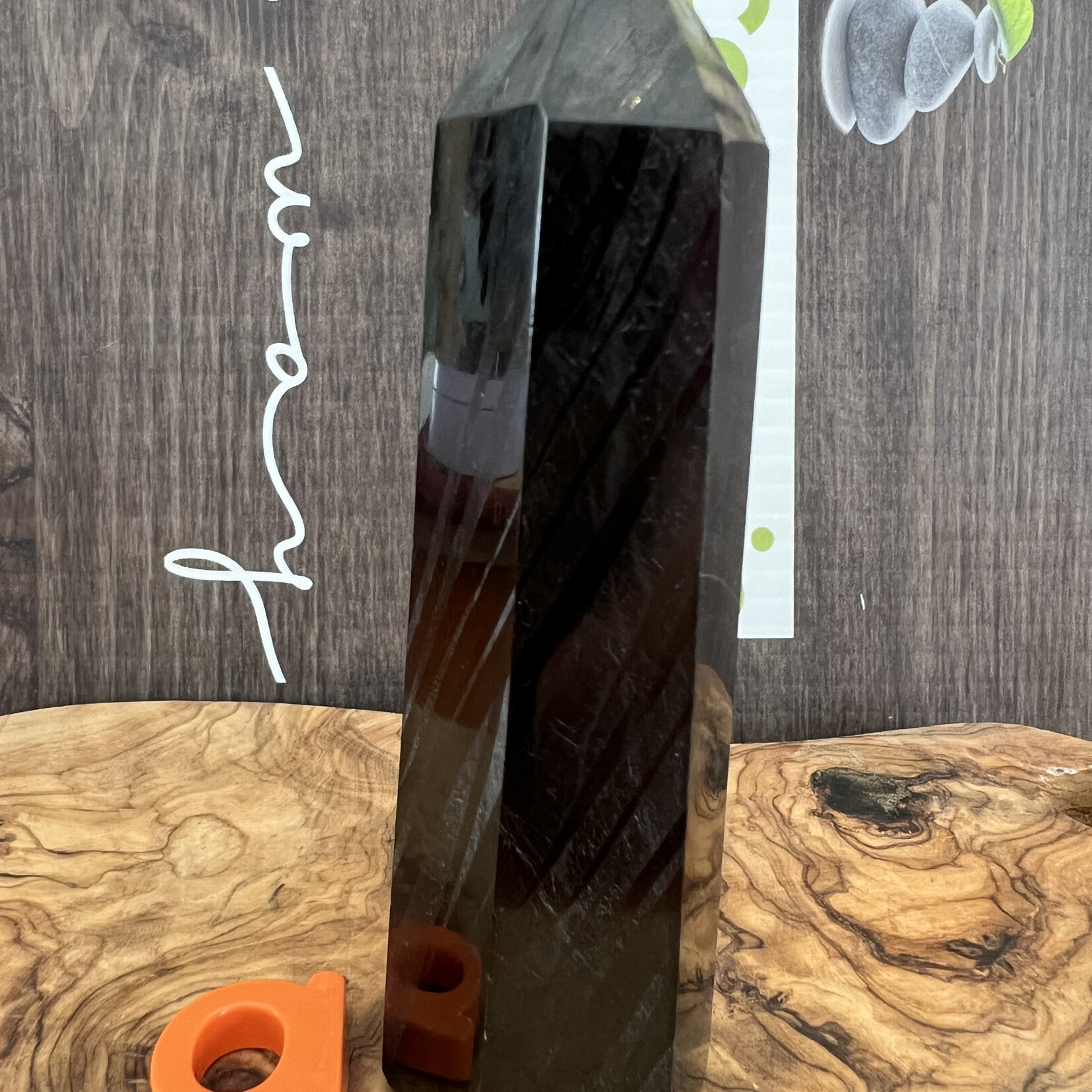 Elegant Hypersthene Tower- Velvety Labradorite for Perfect Harmony, Balancing Energy and Enhancing Dynamics