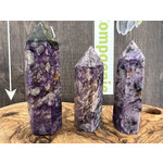 charoite tower purple mineral