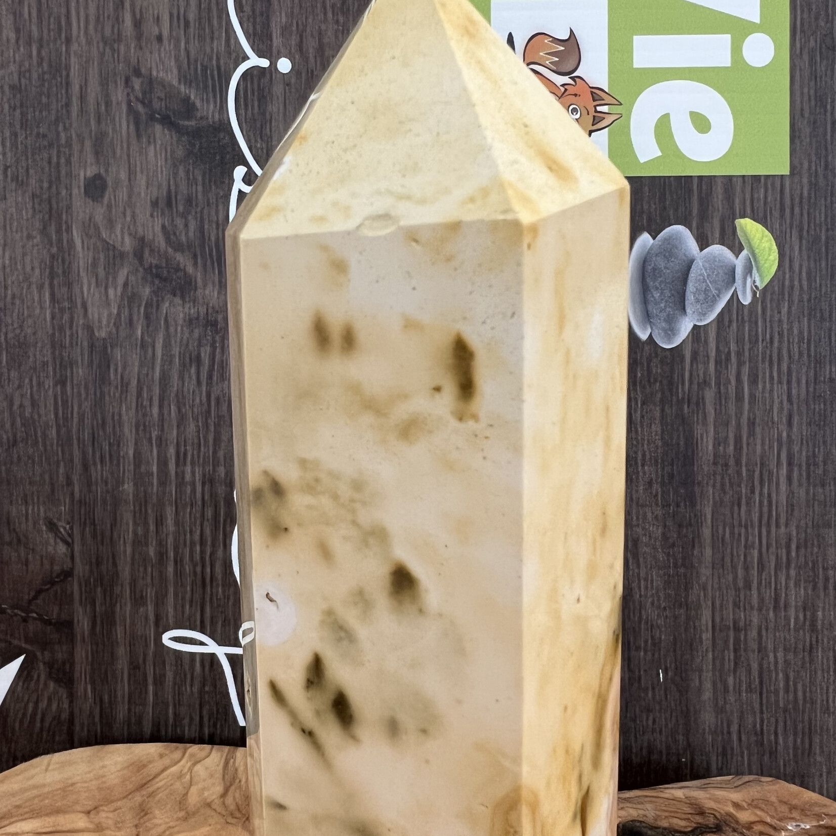 Pointe Extra Large de Mokaite - Purification, Protection et Sérénité