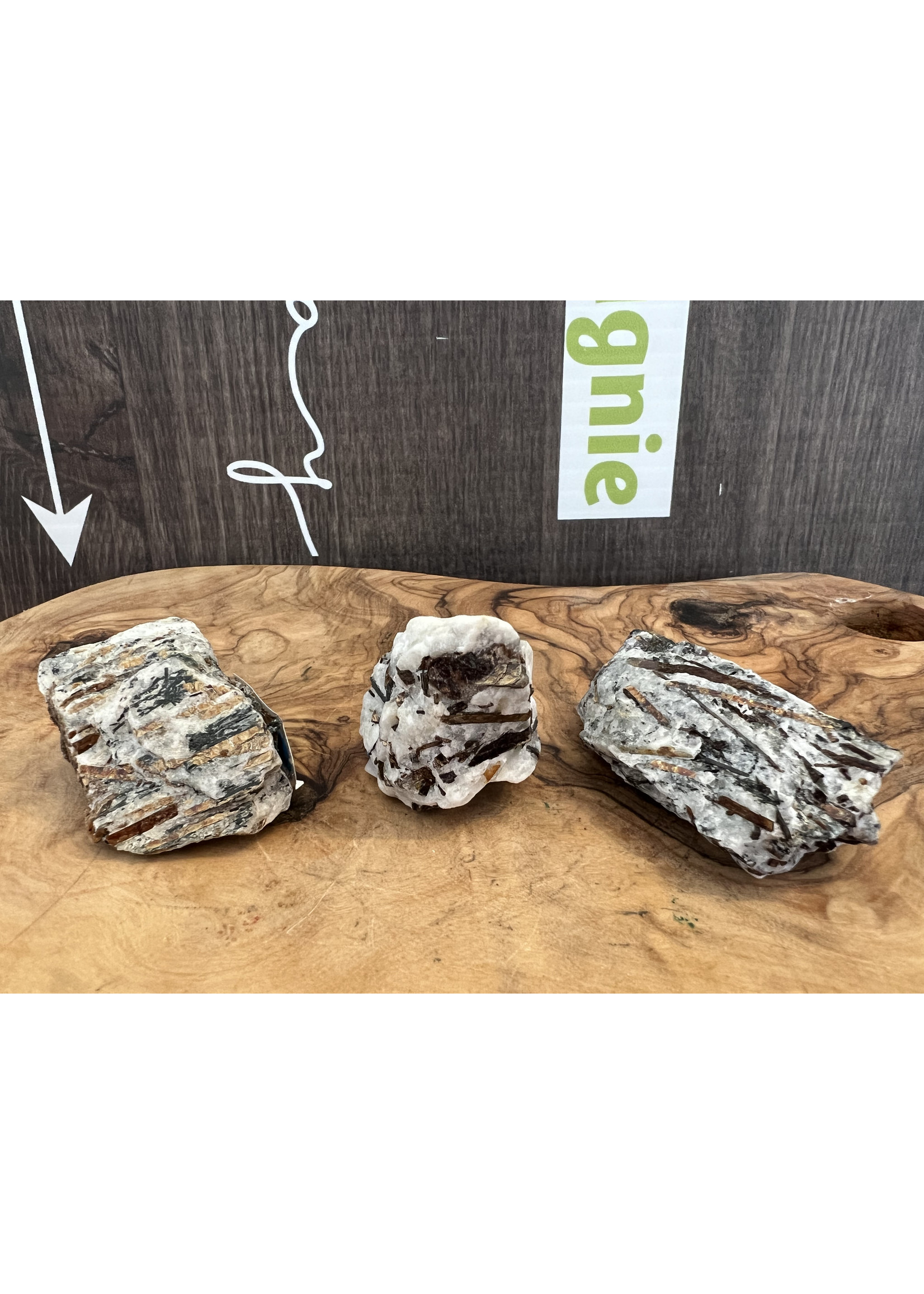 raw astrophyllite pieces, known to balance and regenerate the entire digestive system