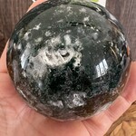 Moss Agate Sphere- Large and Magnificent