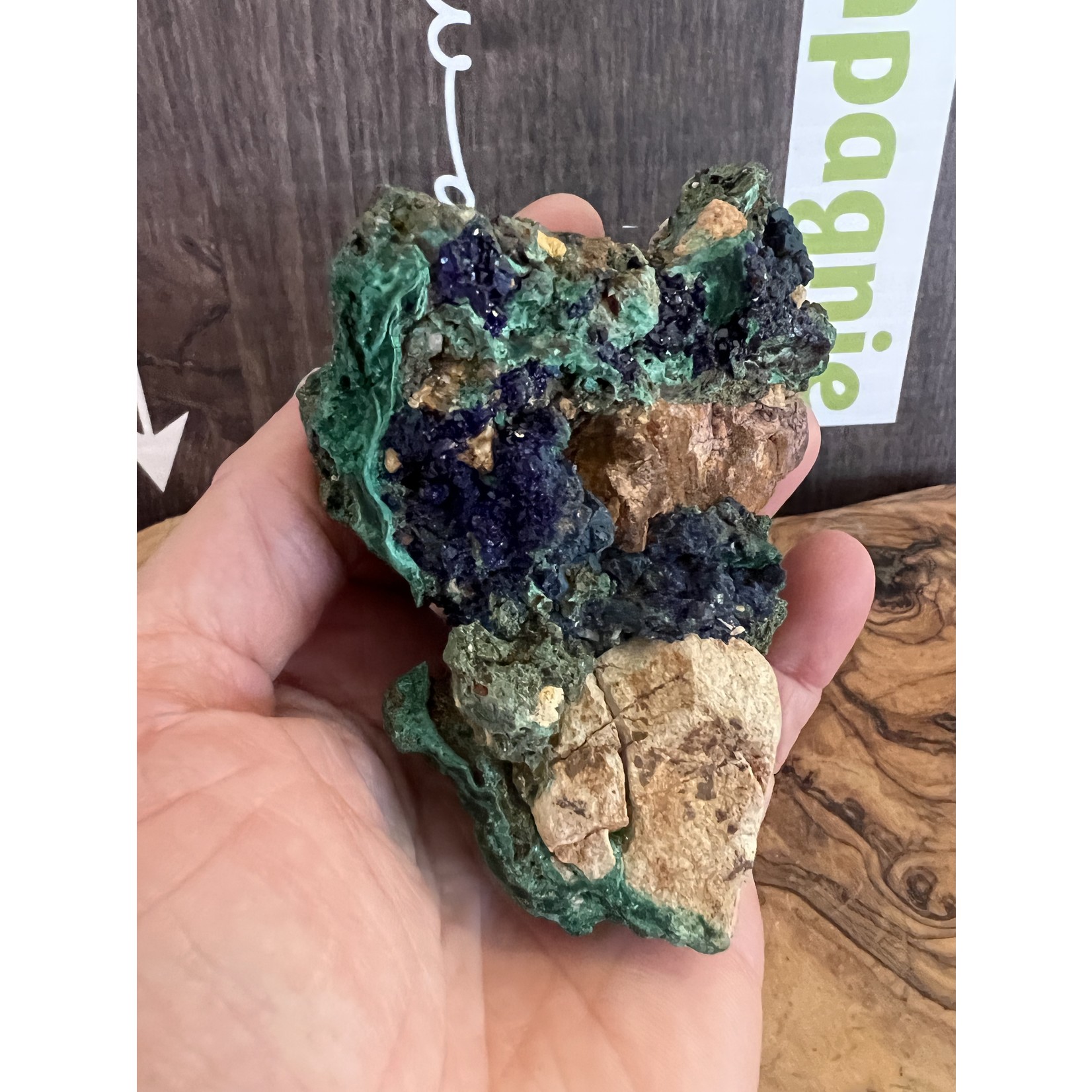 Spectacular Azurite Malachite Specimen - Nature’s Artistry in Raw Form, Promotes Holistic Wellness