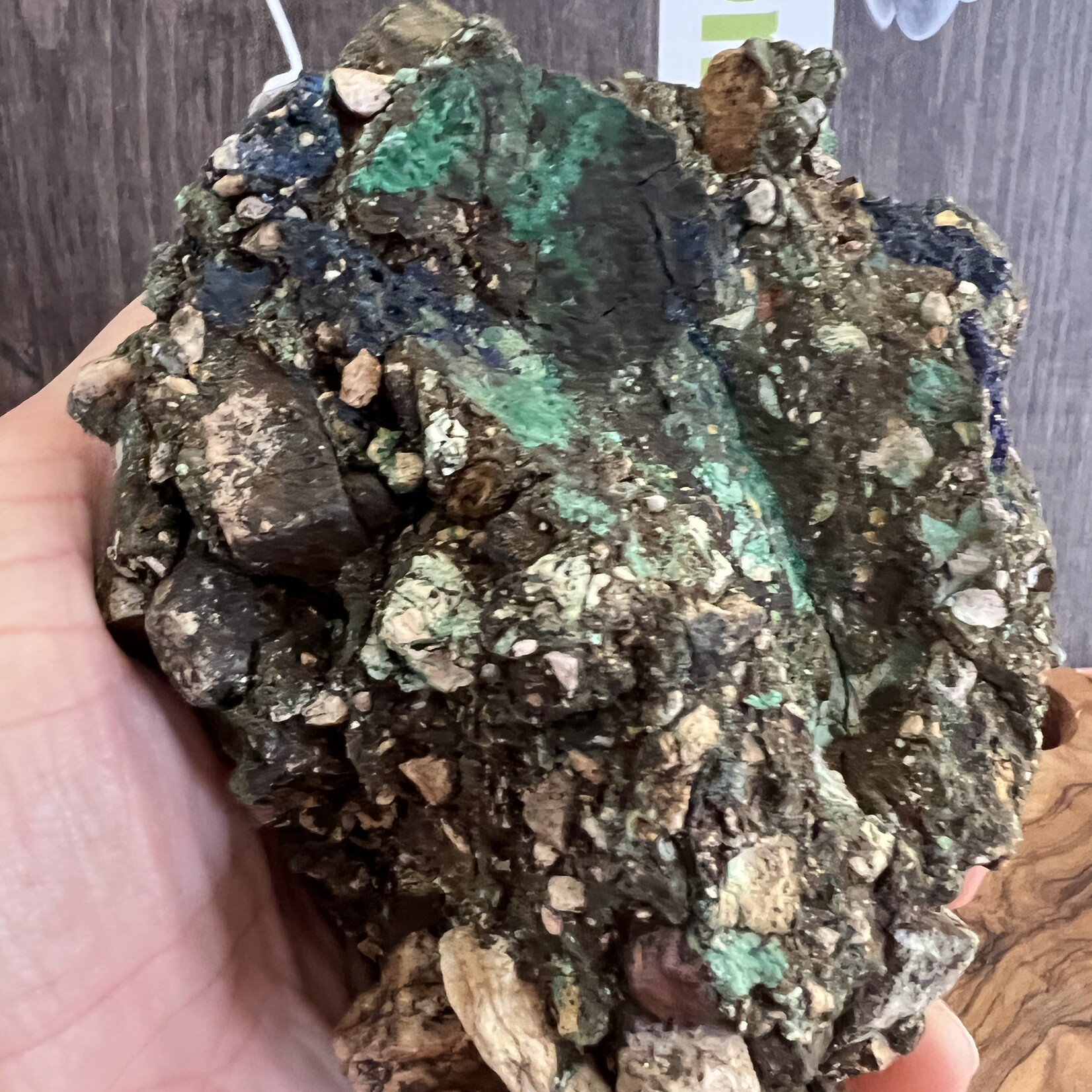 Vibrant Azurite Malachite Specimen - Synergy of Blue Hues and Natural Harmony, Enhances Body System Integration