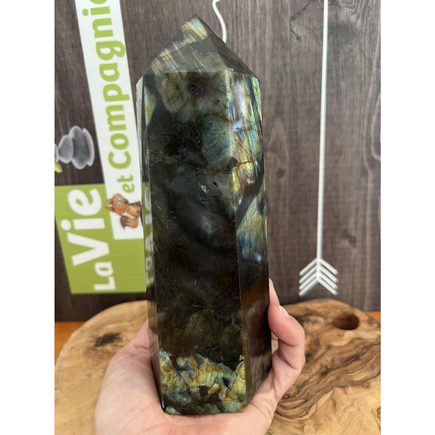 huge stunning labradorite tower, stone of transformation, labradorite is a useful companion through change, giving strength and perseverance