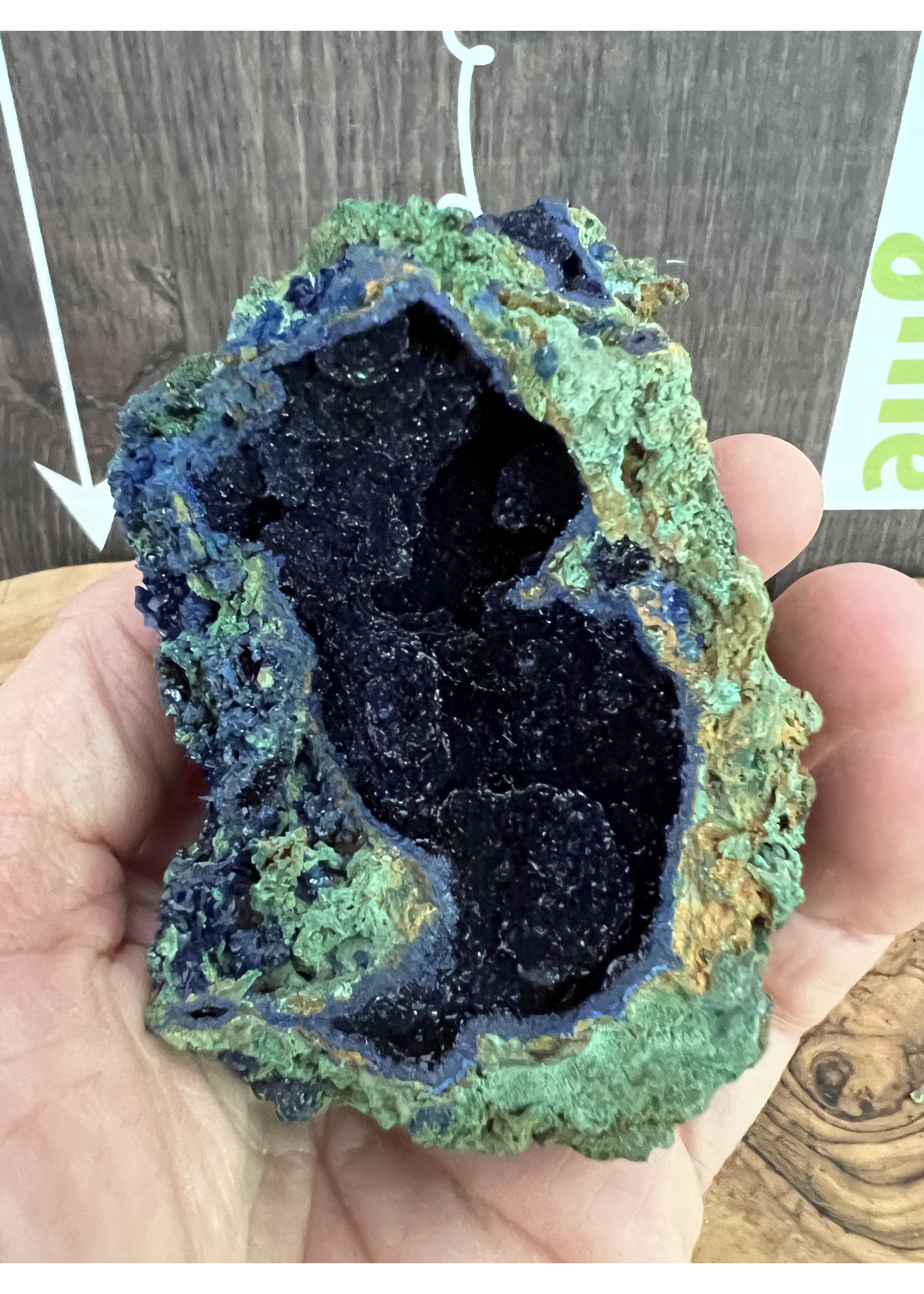 breathtaking azurite malachite rough, stimulates creativity, helps with concentration, great stone for astral travel