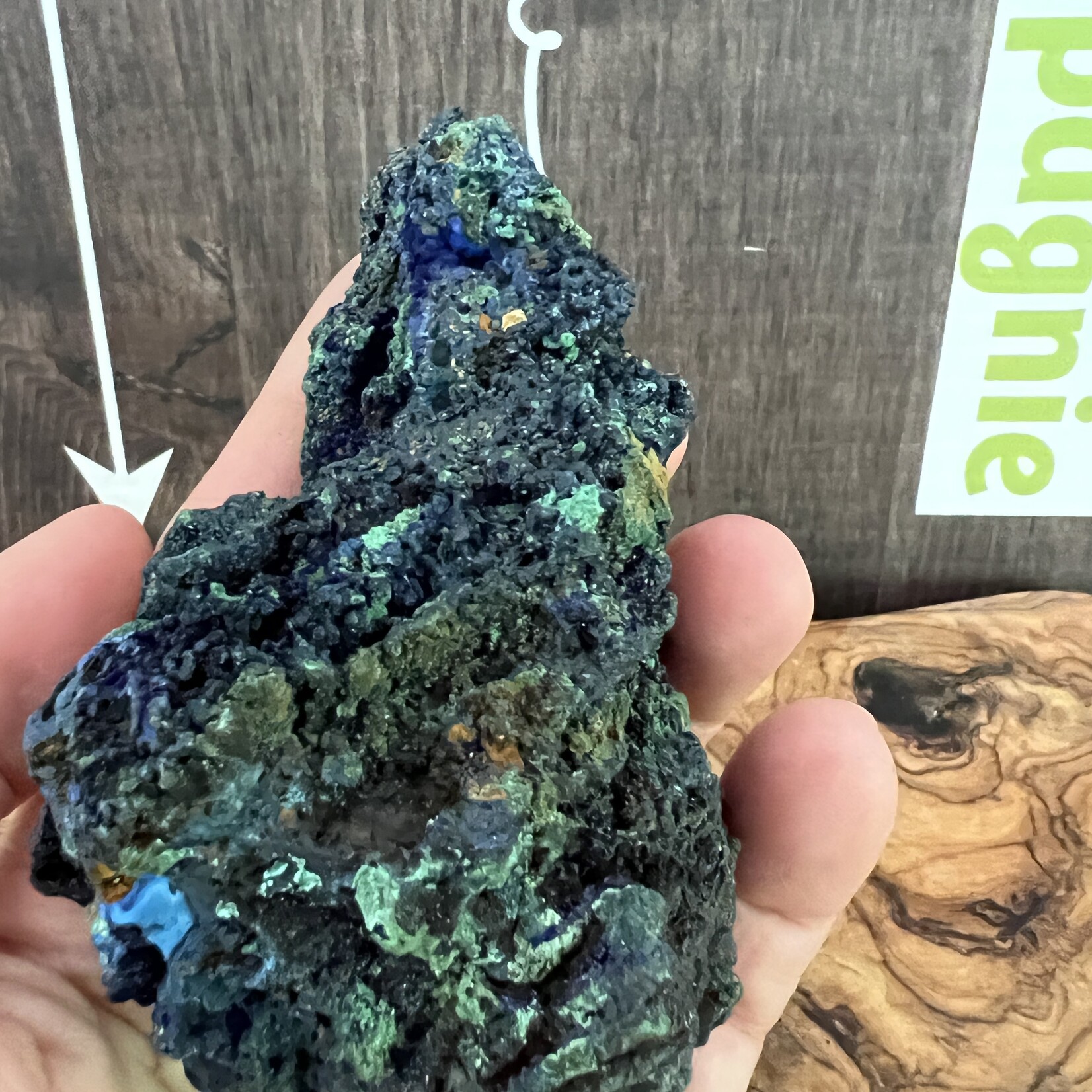 Large Azurite Malachite Rough Stone – Creativity and Concentration Enhancer