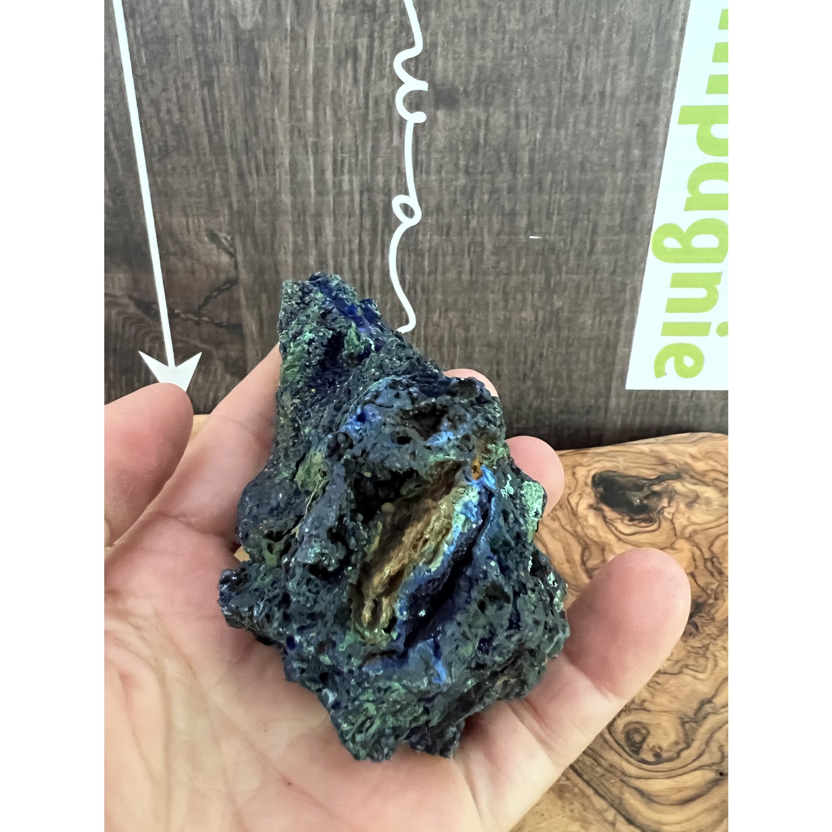 Large Azurite Malachite Rough Stone – Creativity and Concentration Enhancer