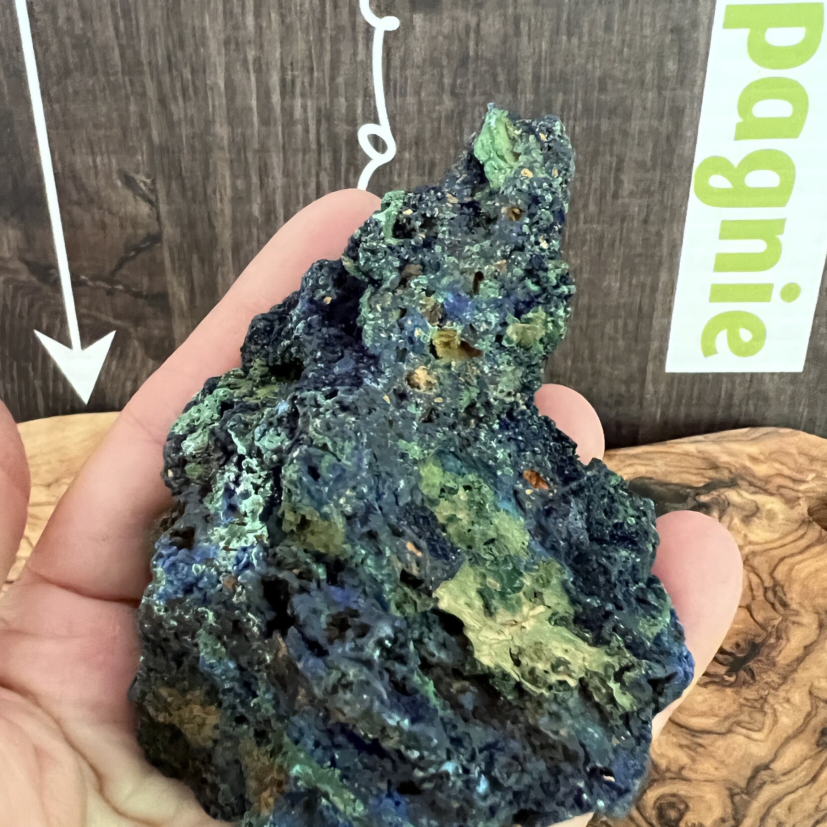Large Azurite Malachite Rough Stone – Creativity and Concentration Enhancer