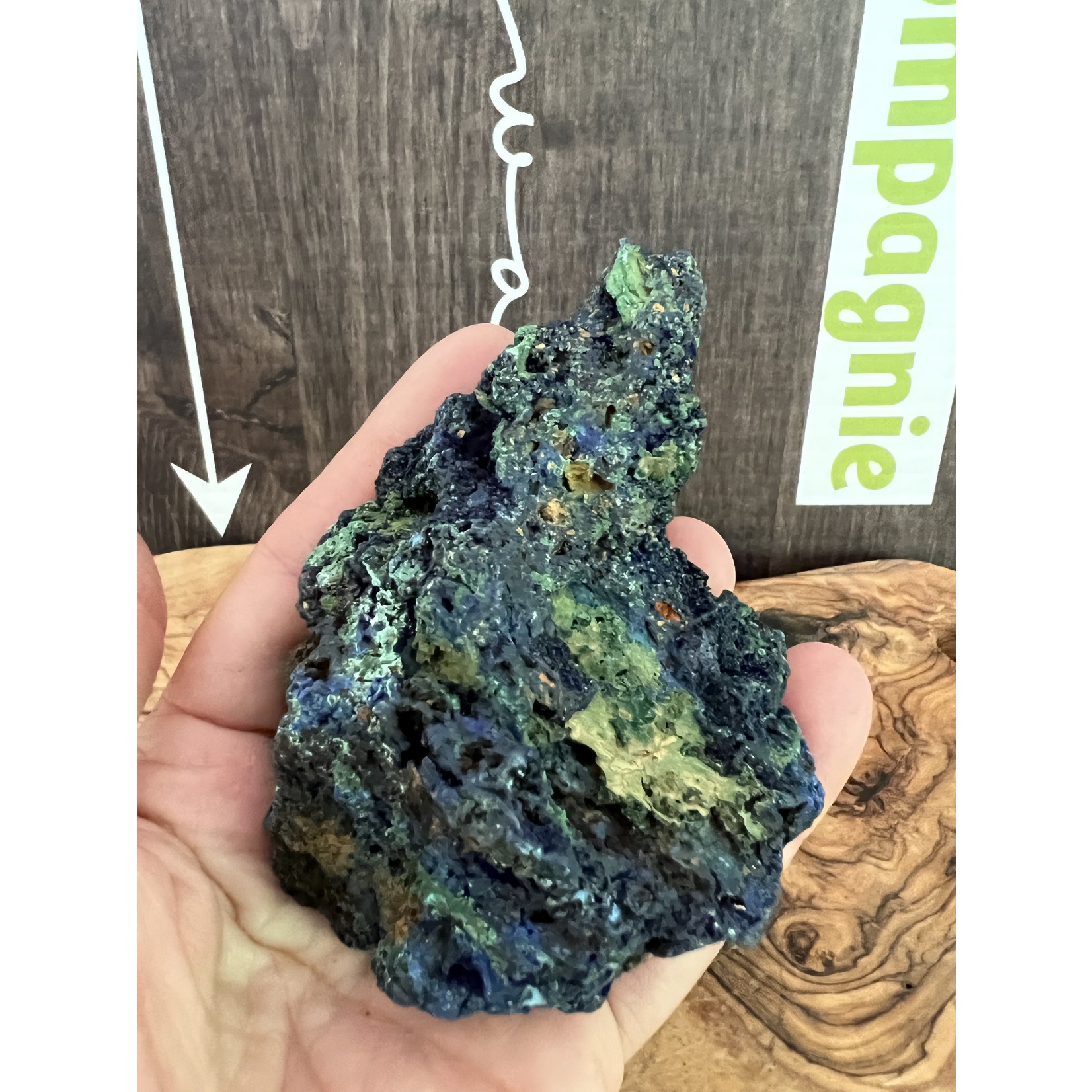 Large Azurite Malachite Rough Stone – Creativity and Concentration Enhancer