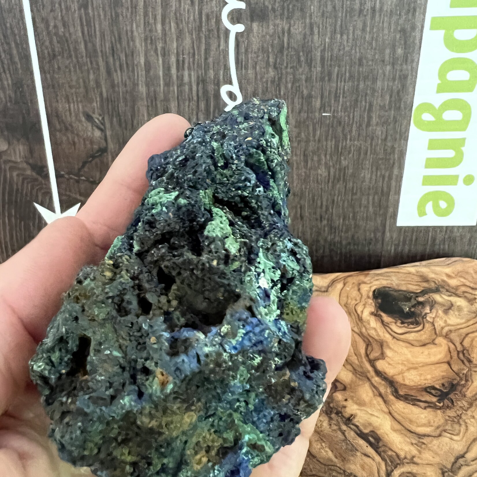 Large Azurite Malachite Rough Stone – Creativity and Concentration Enhancer