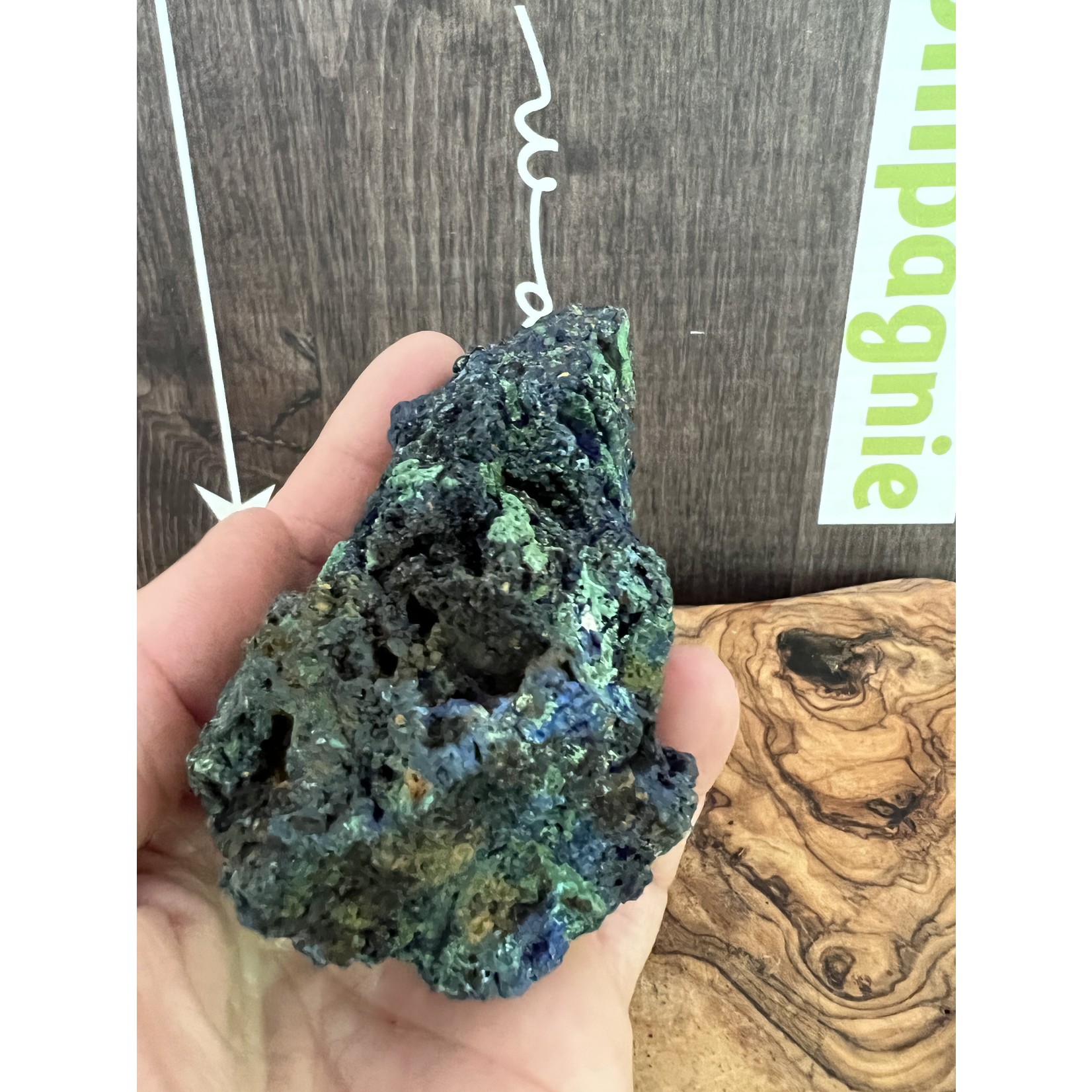 Large Azurite Malachite Rough Stone – Creativity and Concentration Enhancer